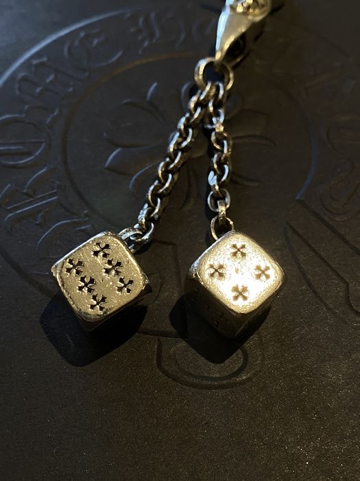 Chrome Hearts Chrome Hearts Dice KeyChain Grailed