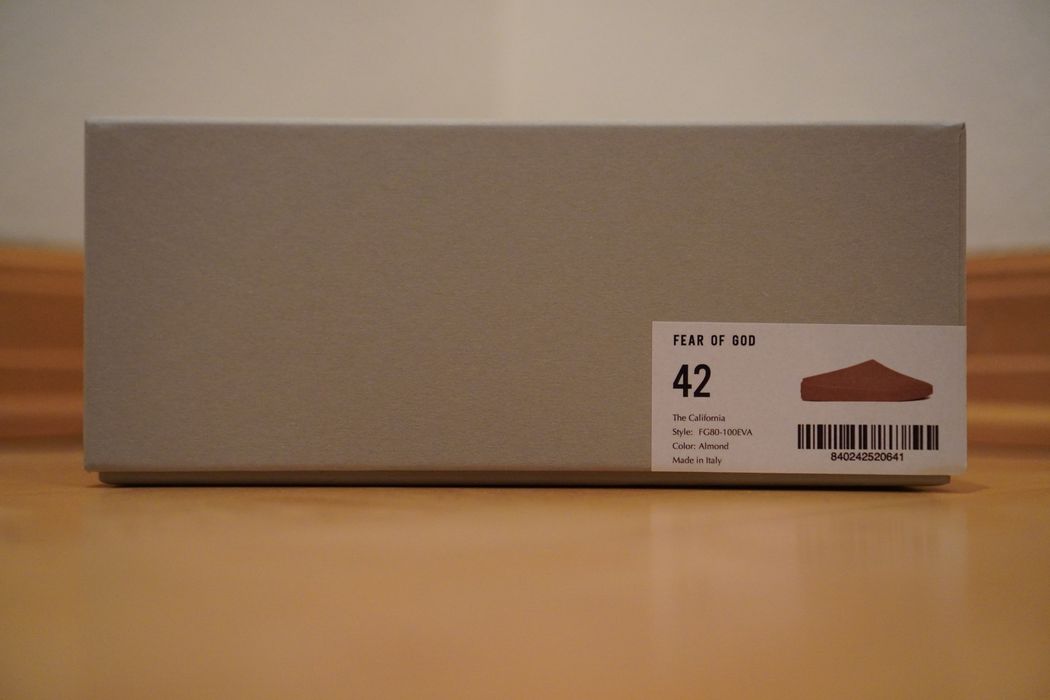 Fear of God FEAR OF GOD The California Slip On foam rubber loafer 10 US