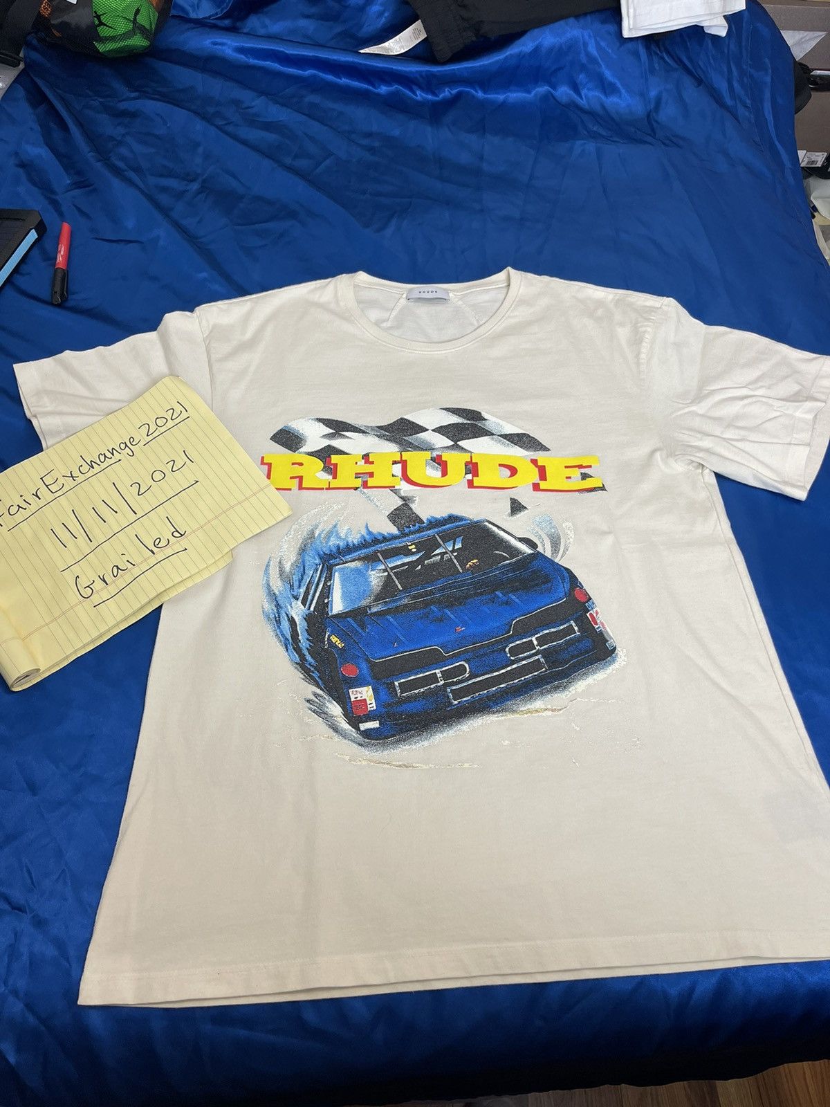 RHUDE Nascar Tシャツ Lサイズ RHUDE Nascar Tシャツ Lサイズ