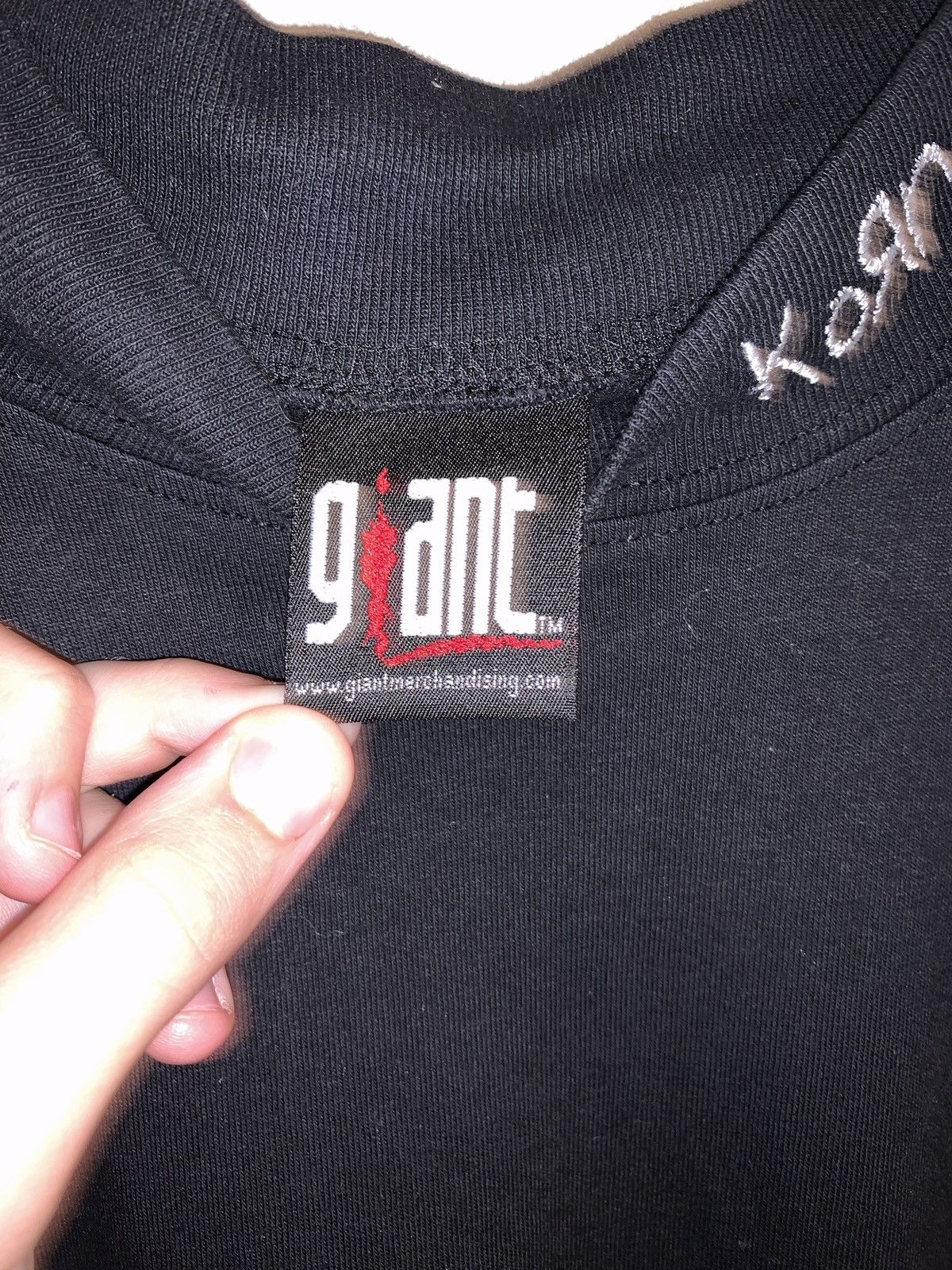 Band Tees × Giant × Vintage Vintage 1990s Korn Issues Mock Turtleneck Size US L / EU 52-54 / 3 - 3 Thumbnail