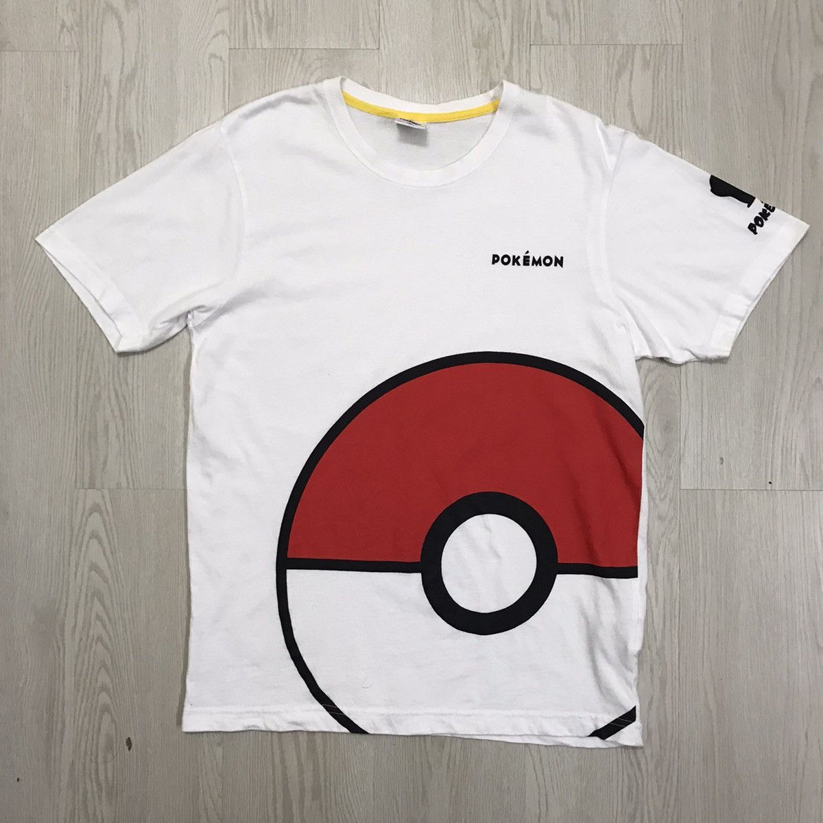 Vintage Pokemon Tee Overprint Evangelion Anime