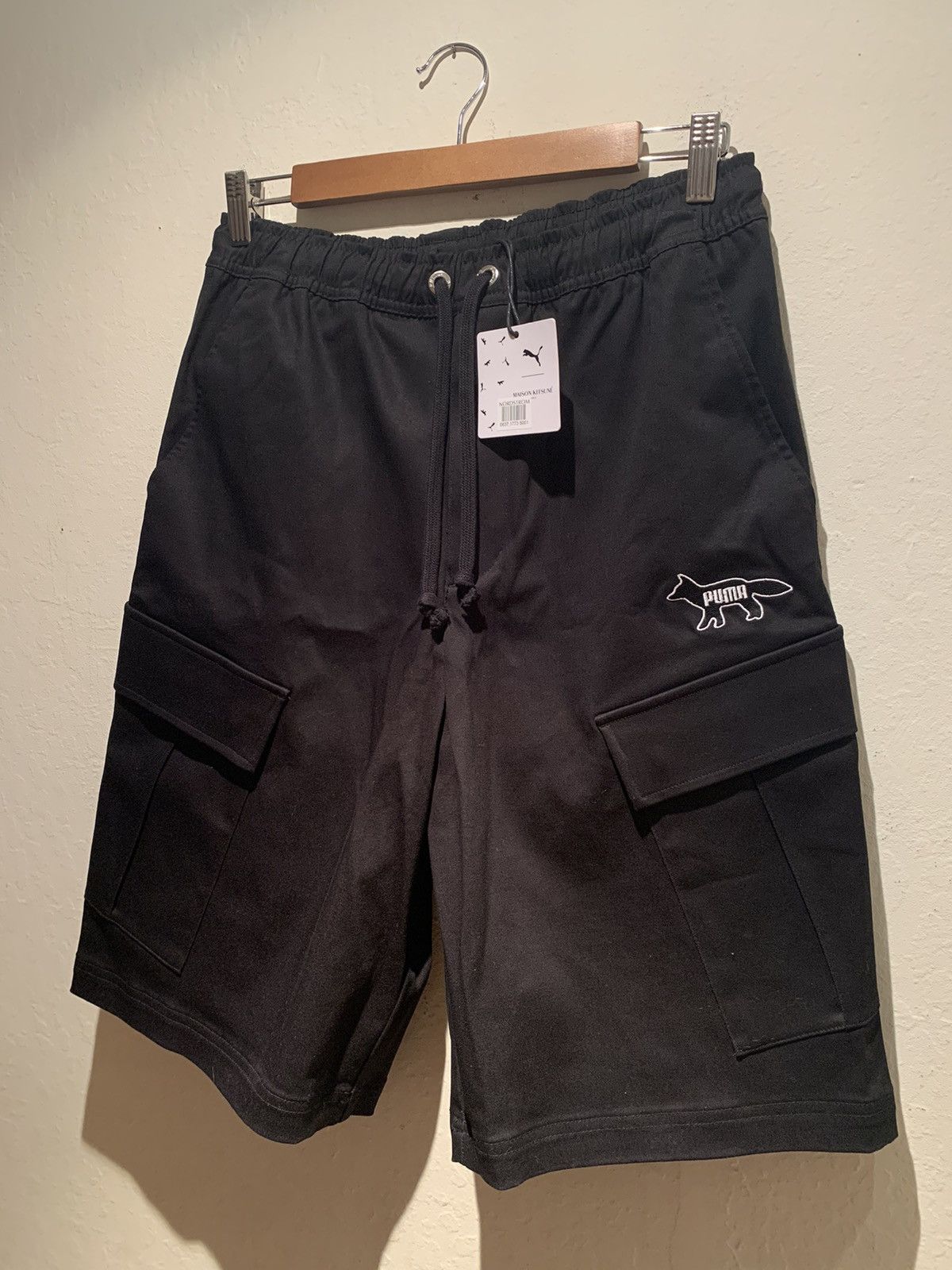 Designer × Maison Kitsune × Puma *RARE* New Maison Kitsuné x Puma Cargo Shorts - Small Size US 30 / EU 46 - 1 Thumbnail