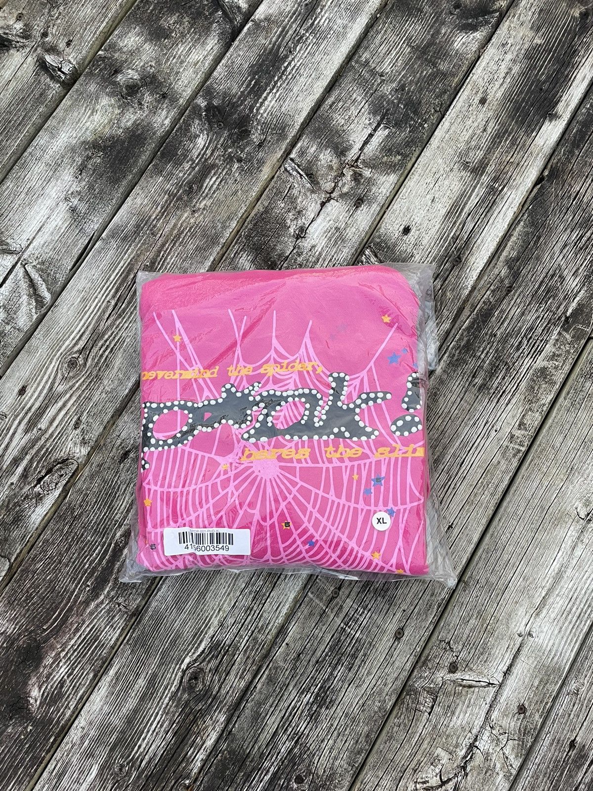 SPIDER PINK HOODIE - XLARGE