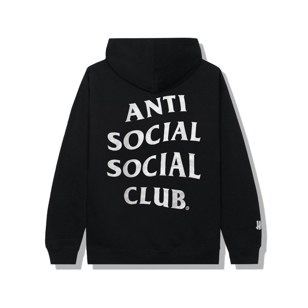 Anti Social Social Club × Undefeated DS ASSC X UNDFTD 3M Reflective Paranoid Black Hoodie FTP CDG Size US M / EU 48-50 / 2 - 7 Thumbnail