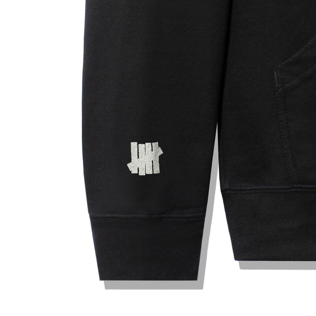 Anti Social Social Club × Undefeated DS ASSC X UNDFTD 3M Reflective Paranoid Black Hoodie FTP CDG Size US M / EU 48-50 / 2 - 4 Thumbnail