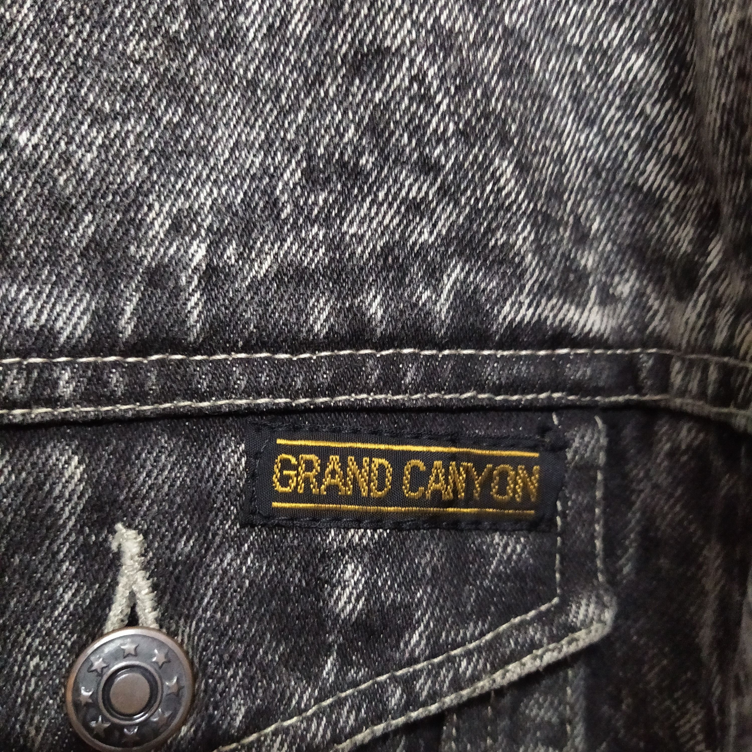 Narcotic GDC × Vintage VTG GDC GRAND CANYON DISTRESSED DENIM JACKET (D322) Size US M / EU 48-50 / 2 - 3 Thumbnail