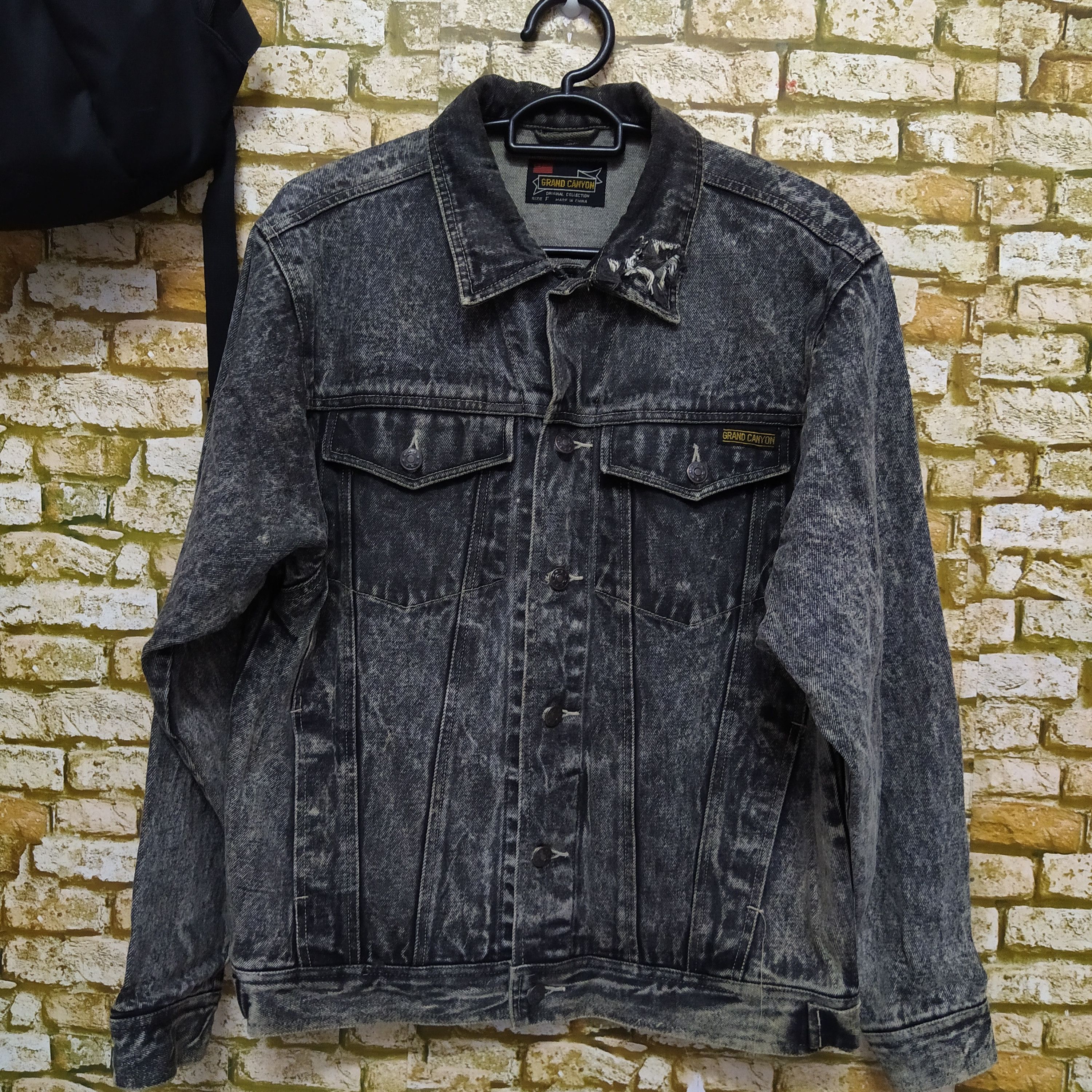 Narcotic GDC × Vintage VTG GDC GRAND CANYON DISTRESSED DENIM JACKET (D322) Size US M / EU 48-50 / 2 - 1 Thumbnail