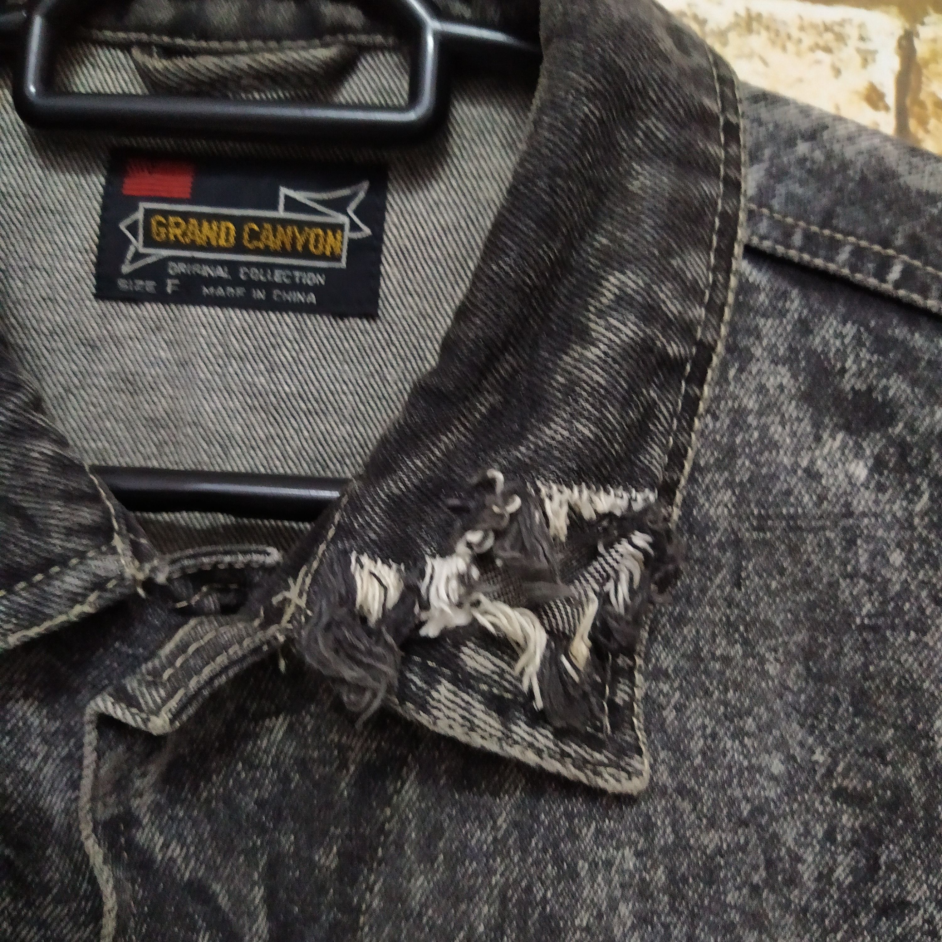 Narcotic GDC × Vintage VTG GDC GRAND CANYON DISTRESSED DENIM JACKET (D322) Size US M / EU 48-50 / 2 - 4 Thumbnail