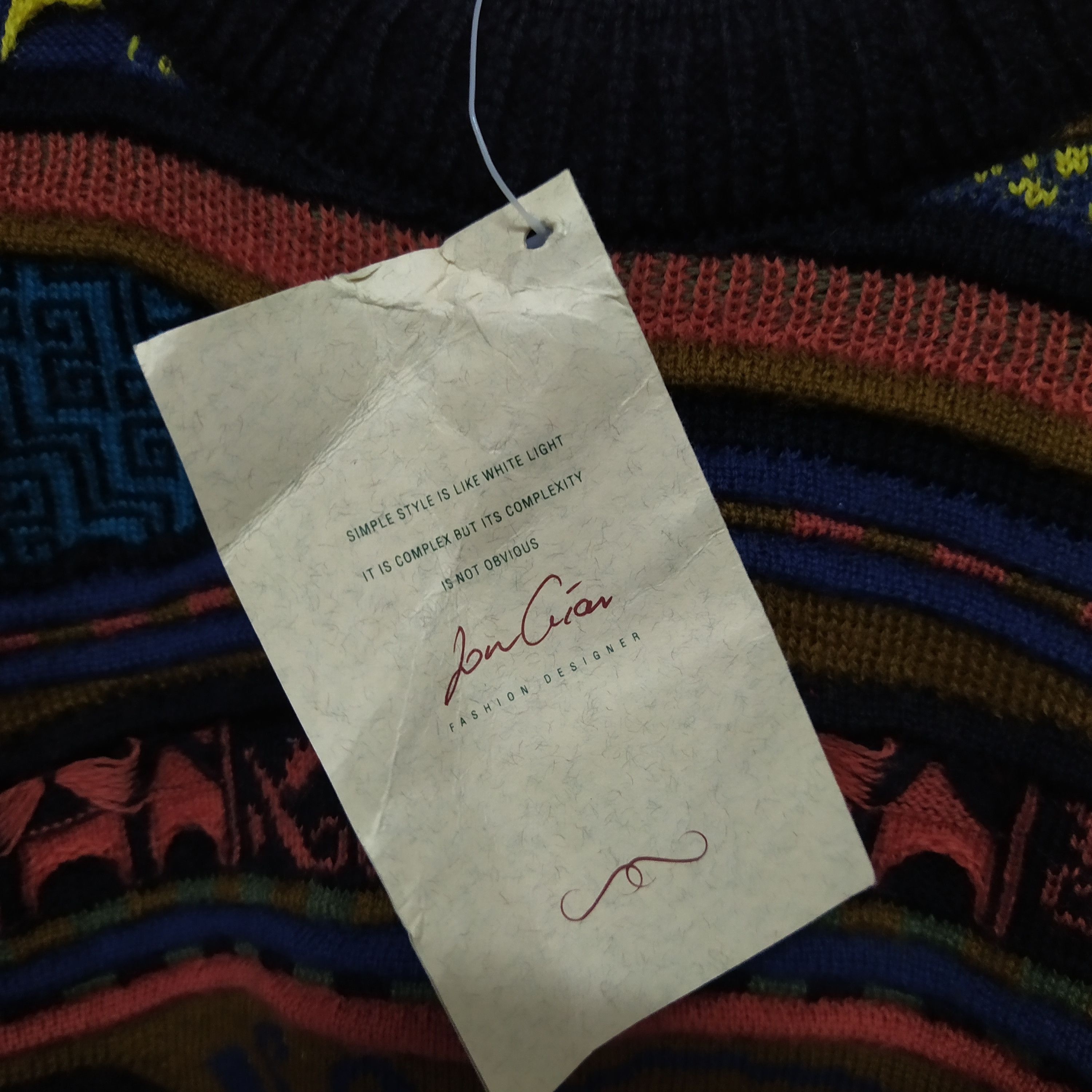 Coogi 90s GECCU BY JON LIKE COOGI KNITWEAR (D324) Size US M / EU 48-50 / 2 - 3 Thumbnail
