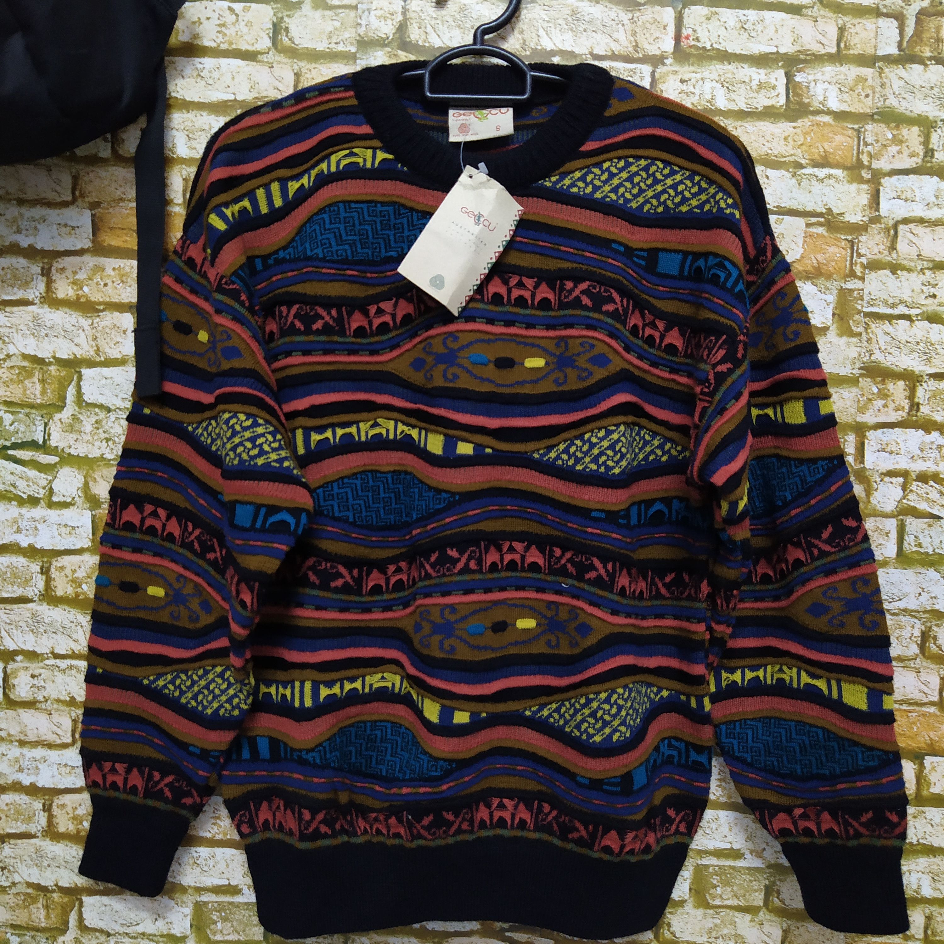 Coogi 90s GECCU BY JON LIKE COOGI KNITWEAR (D324) Size US M / EU 48-50 / 2 - 1 Thumbnail