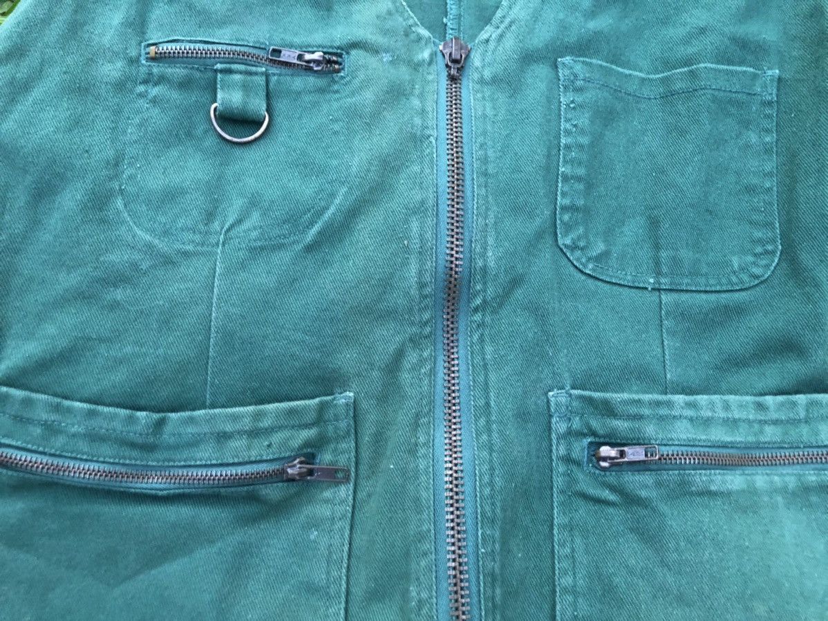 Vintage Vintage Green Canvas Tactical Vest - Hip/hop Tupac 90s 1990s Size US L / EU 52-54 / 3 - 2 Preview