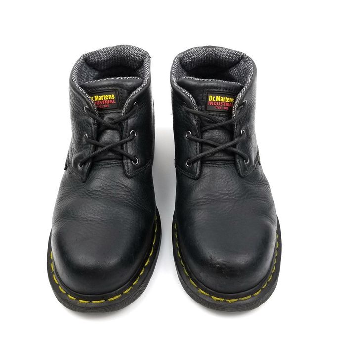 Dr. Martens Dr. Martens Industrial Leather Izzy Steel Toe Boots 8 Grailed