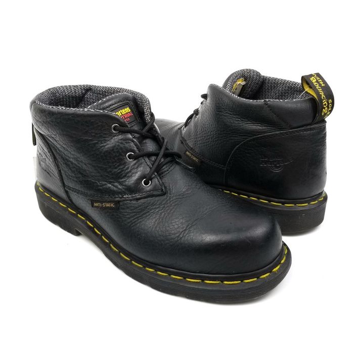 Dr. Martens Dr. Martens Industrial Leather Izzy Steel Toe Boots 8 Grailed