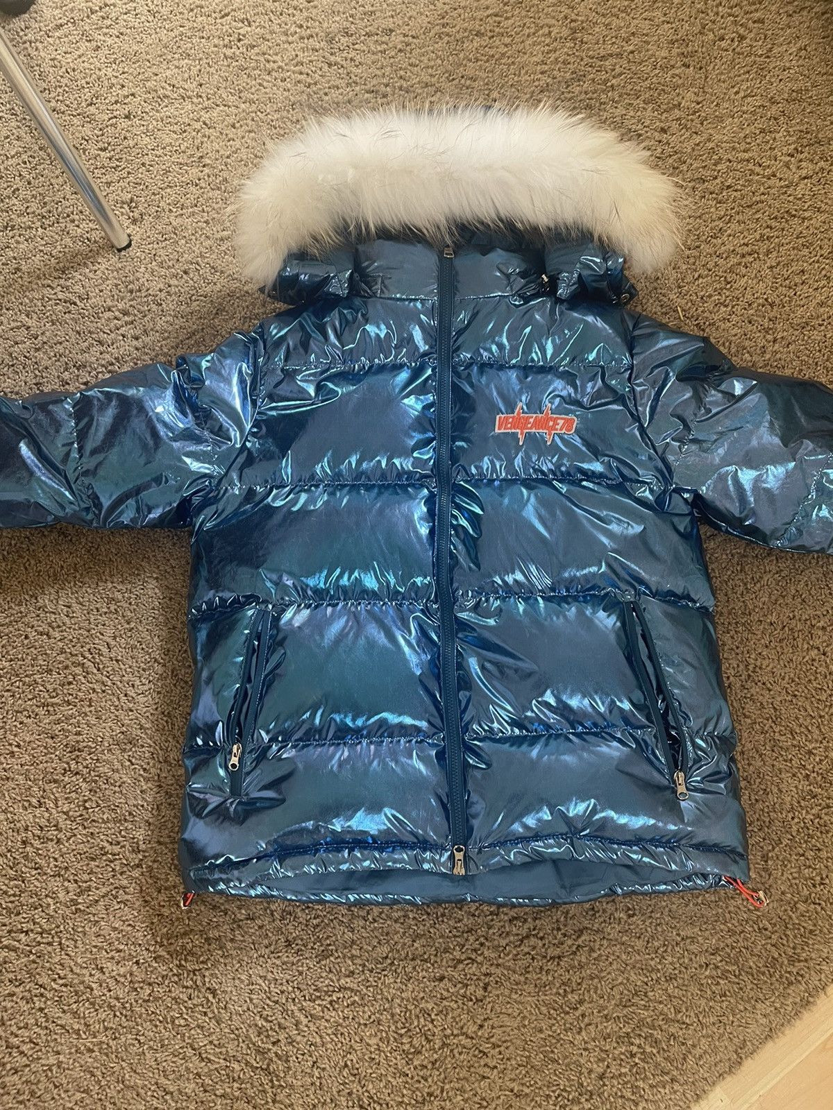 Vengeance78 Jacket - Vengeance of Cincy Puffer - Multi Pastel And Crea