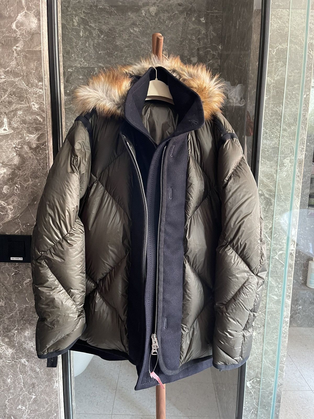 Sacai iconic runway winter jacket