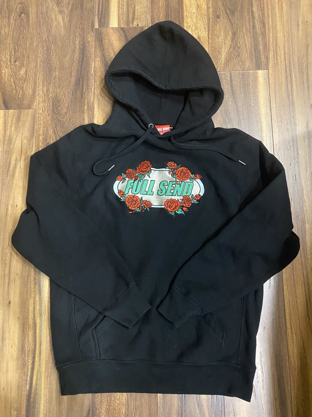 Full Send by Nelk Boys FULL SEND BY NELK BOYS ROSES 4 20 HOODIE RARE SIZE M Grailed
