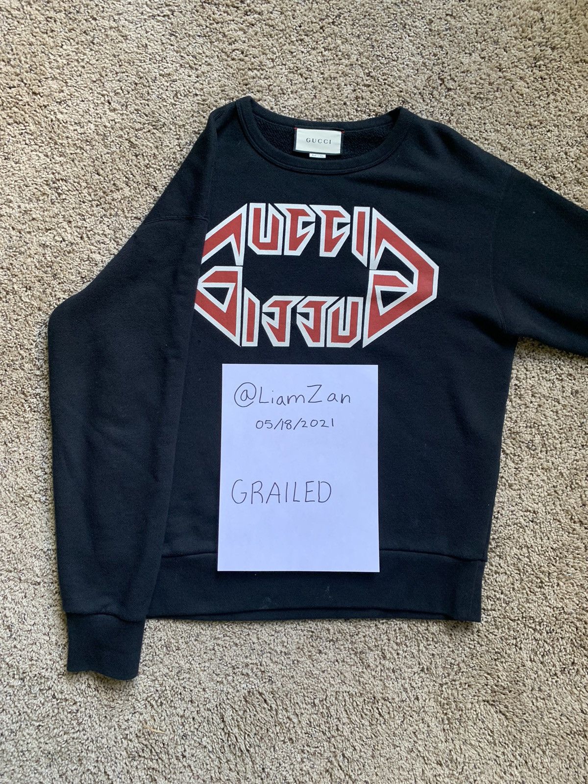 Gucci Hollywood Sweatshirt Size US L / EU 52-54 / 3 - 1 Thumbnail