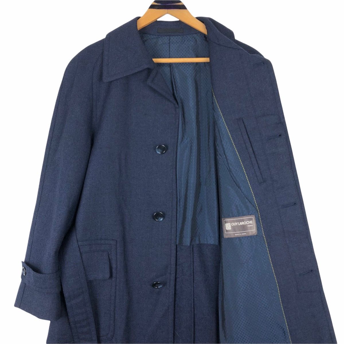 Guy Laroche Vintage Guy Laroche Paris Wool Overcoat Made In Japan Size US M / EU 48-50 / 2 - 7 Thumbnail