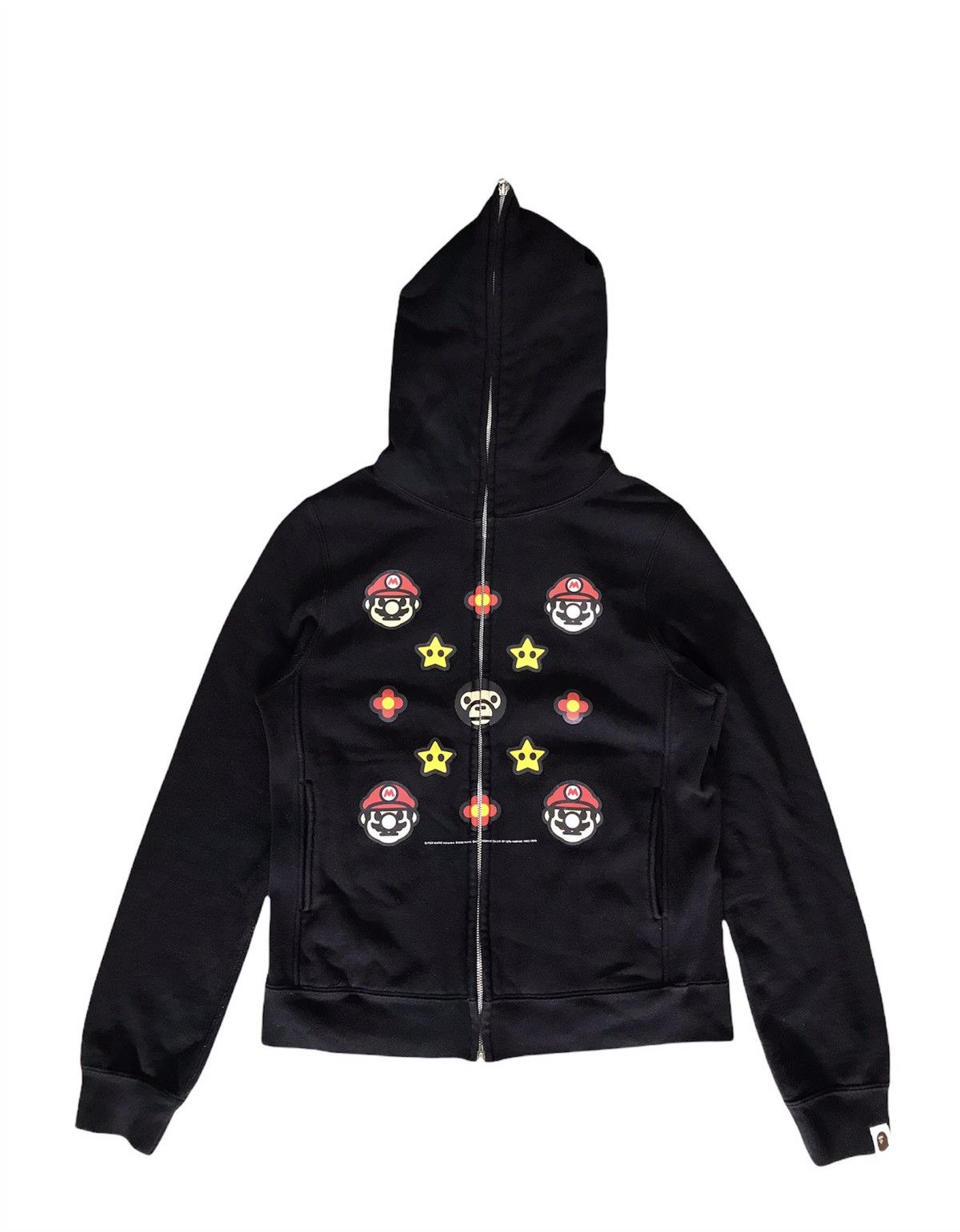 Bape × Nintendo 2008 Super Mario x Bape Full zip Hoodie | Grailed