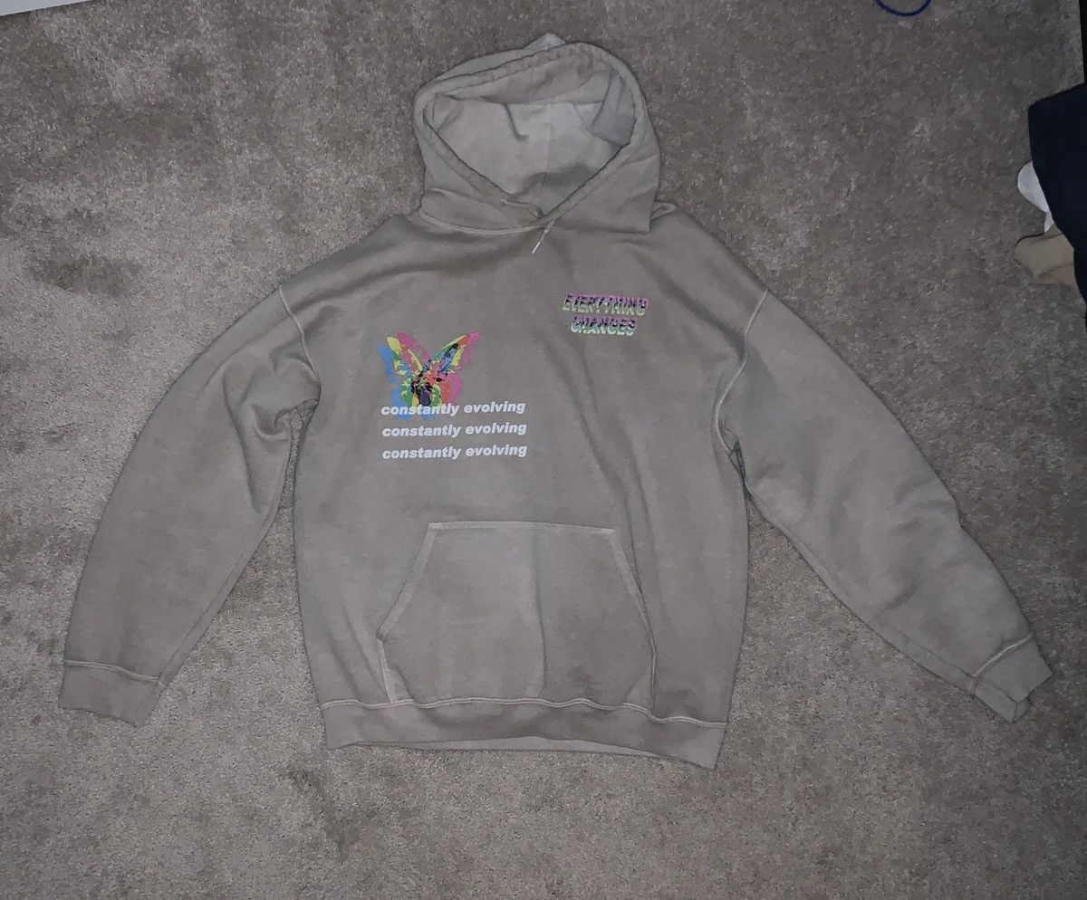 Urban Outfitters Neon Riot Everything Changes Hoodie Grailed