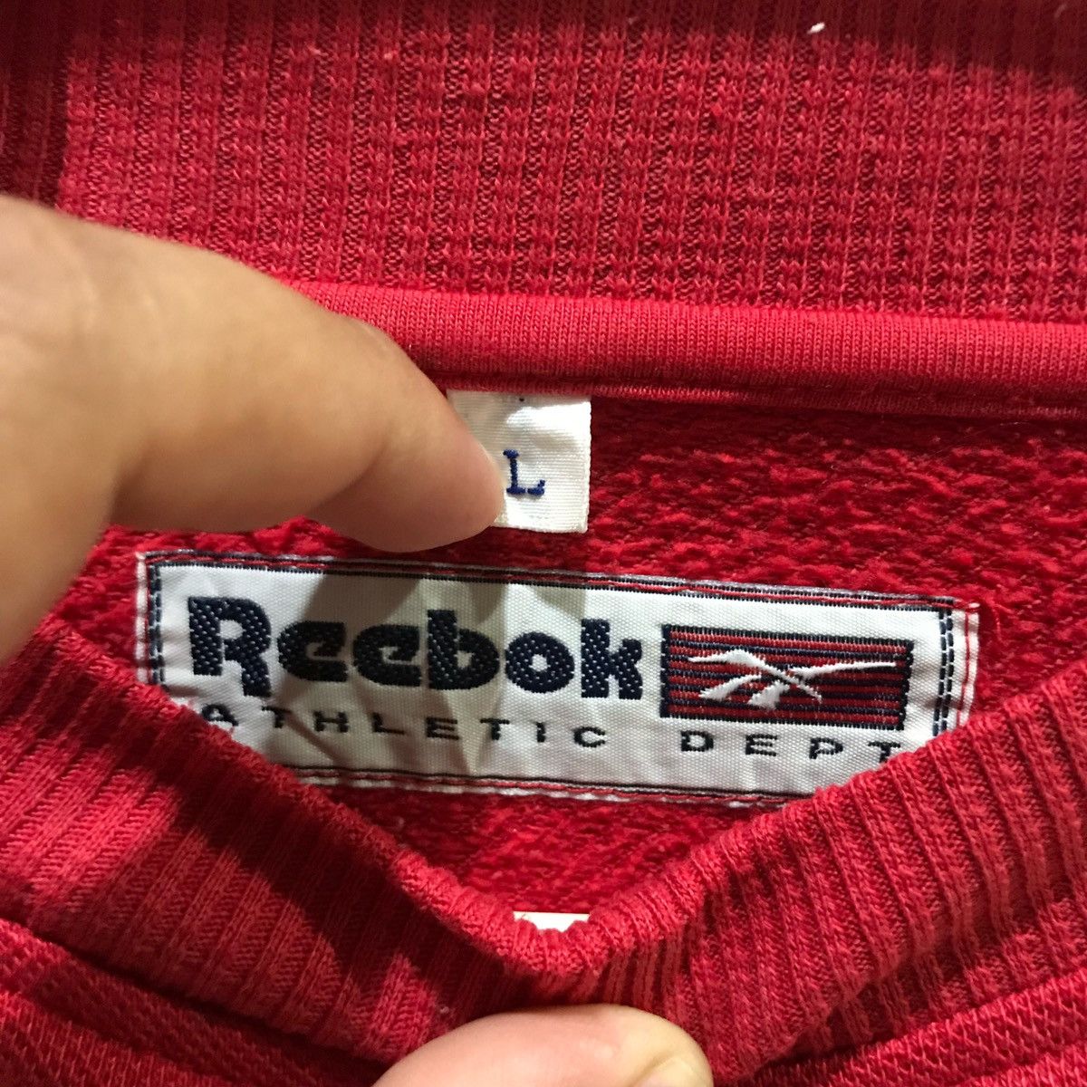Japanese Brand × Reebok × Vintage Reebok Sweatshirts Size L Fits Xl Size US XL / EU 56 / 4 - 5 Thumbnail