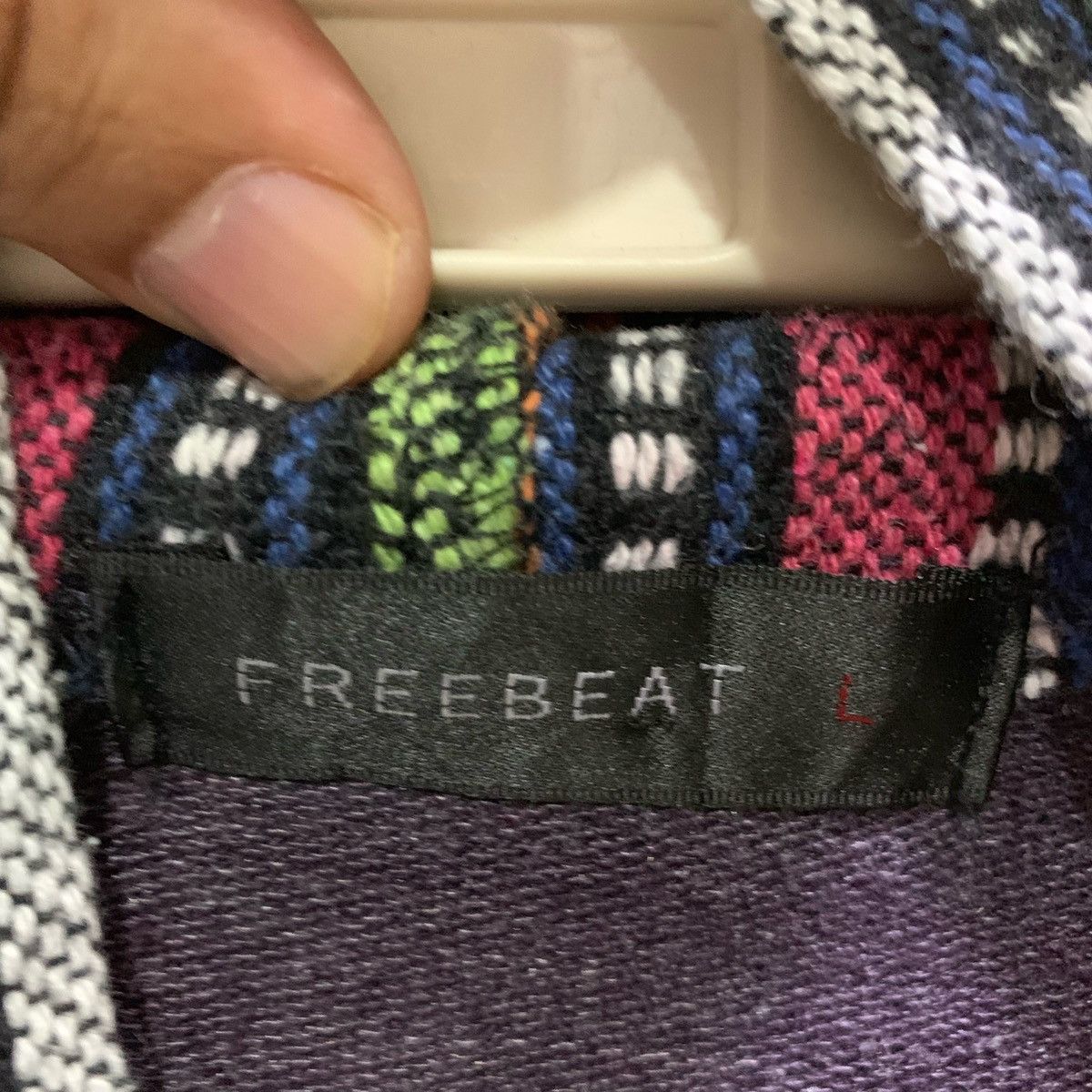 Japanese Brand × Vintage FREEBEAT Hoodie Size L Fits M Size US M / EU 48-50 / 2 - 9 Thumbnail