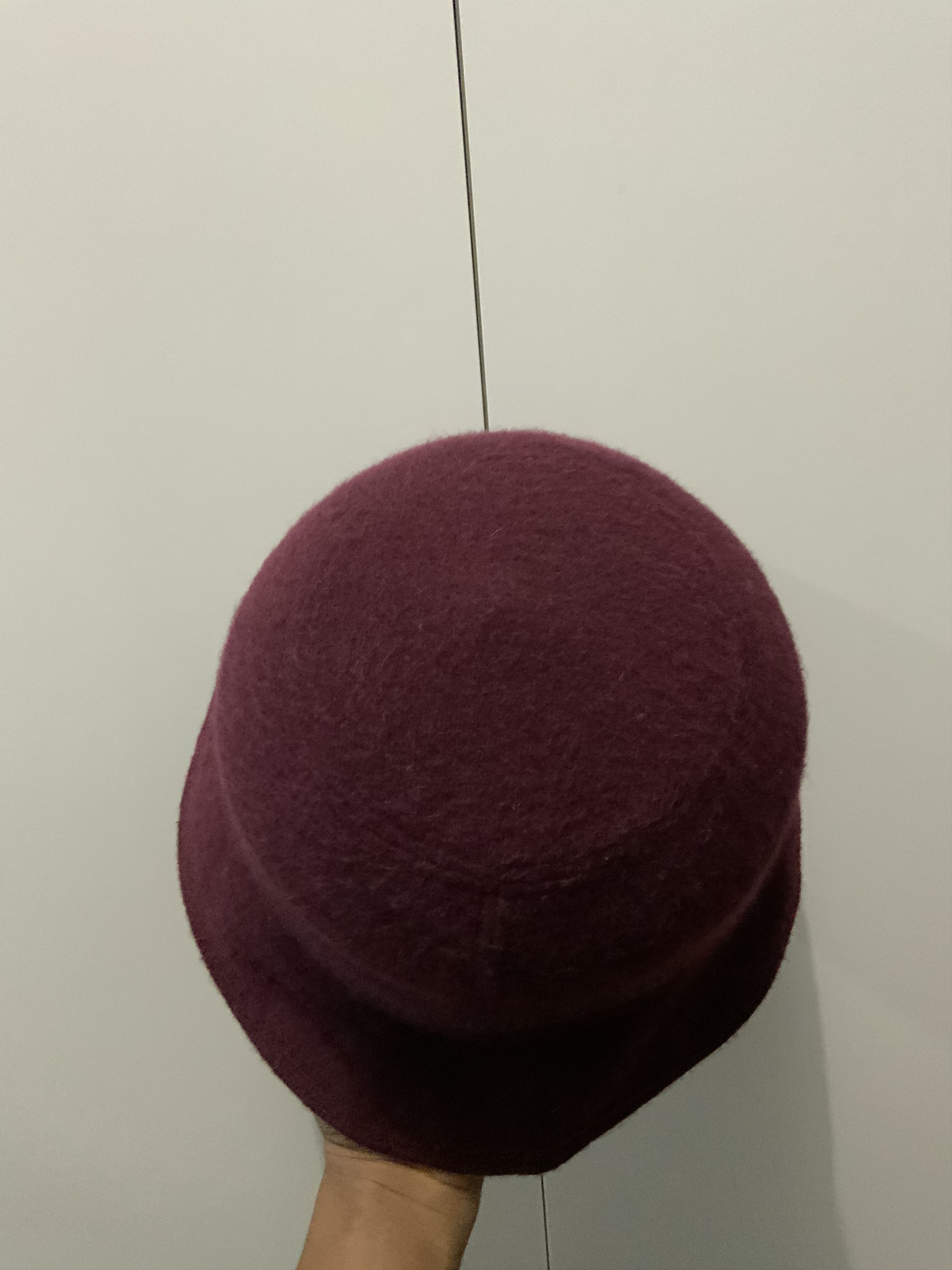 MCM MCM Legere Maroon Fur Bucket Hat Size ONE SIZE - 6 Thumbnail
