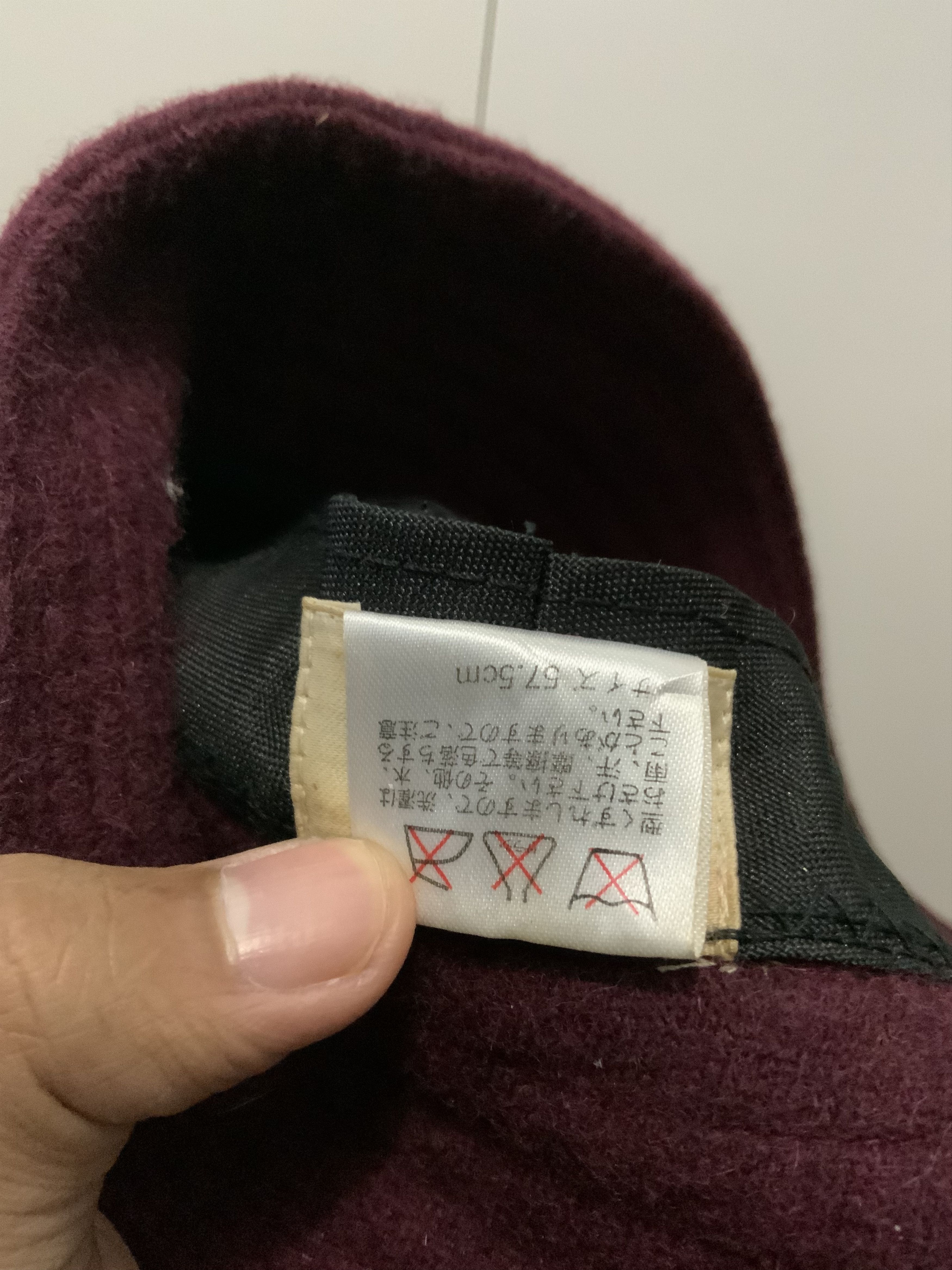 MCM MCM Legere Maroon Fur Bucket Hat Size ONE SIZE - 15 Thumbnail