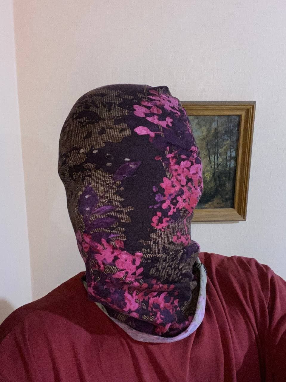 Vintage Kanye west and Travis Scott face mask full face covering | Grailed