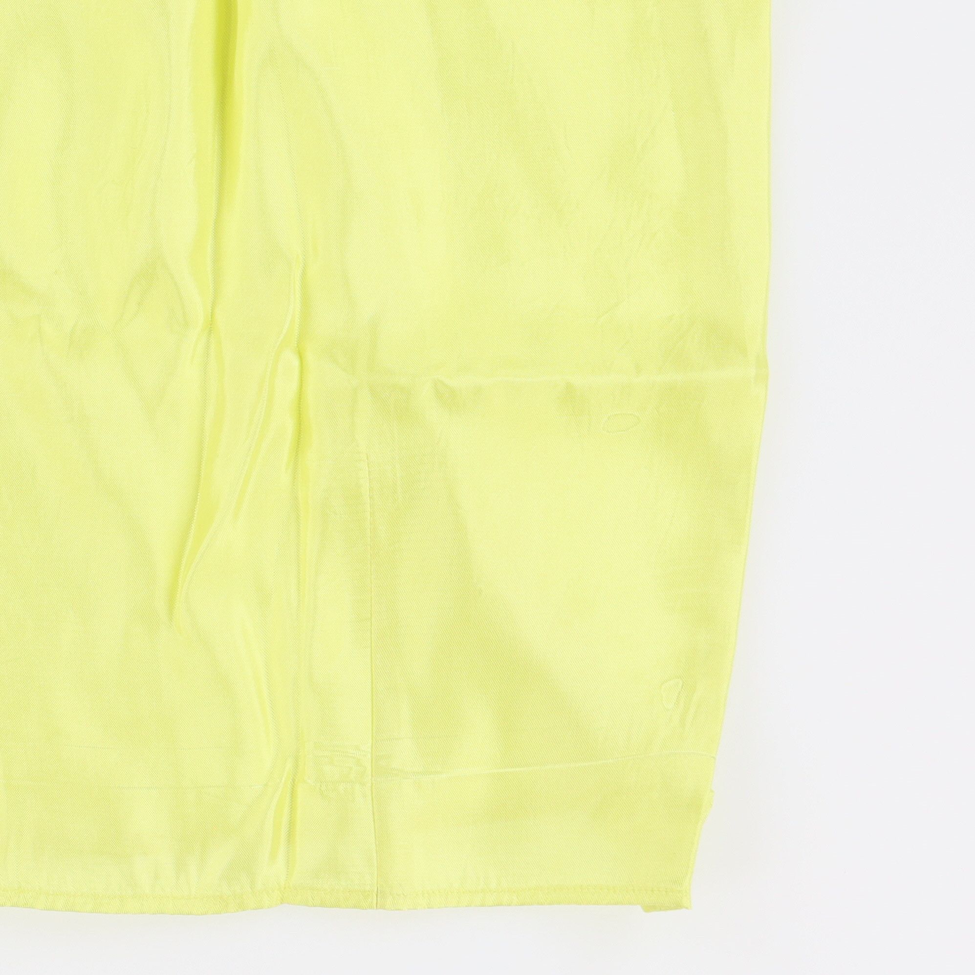 Lemaire Light Yellow Satin Maxi Shirt