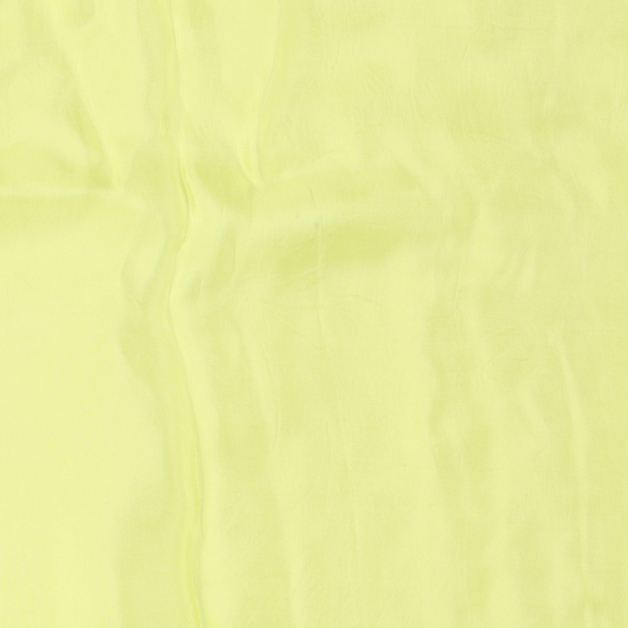 Lemaire Light Yellow Satin Maxi Shirt