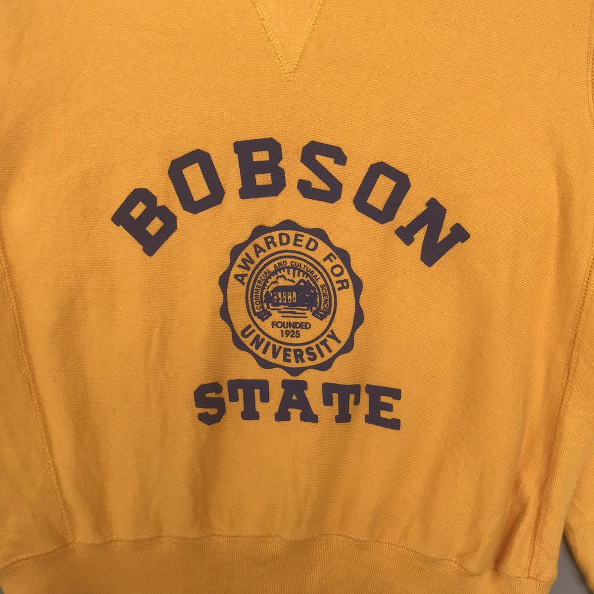 Vintage Vintage Sweatshirt Bobson State Awarded of University Women Size US M / EU 48-50 / 2 - 2 Thumbnail