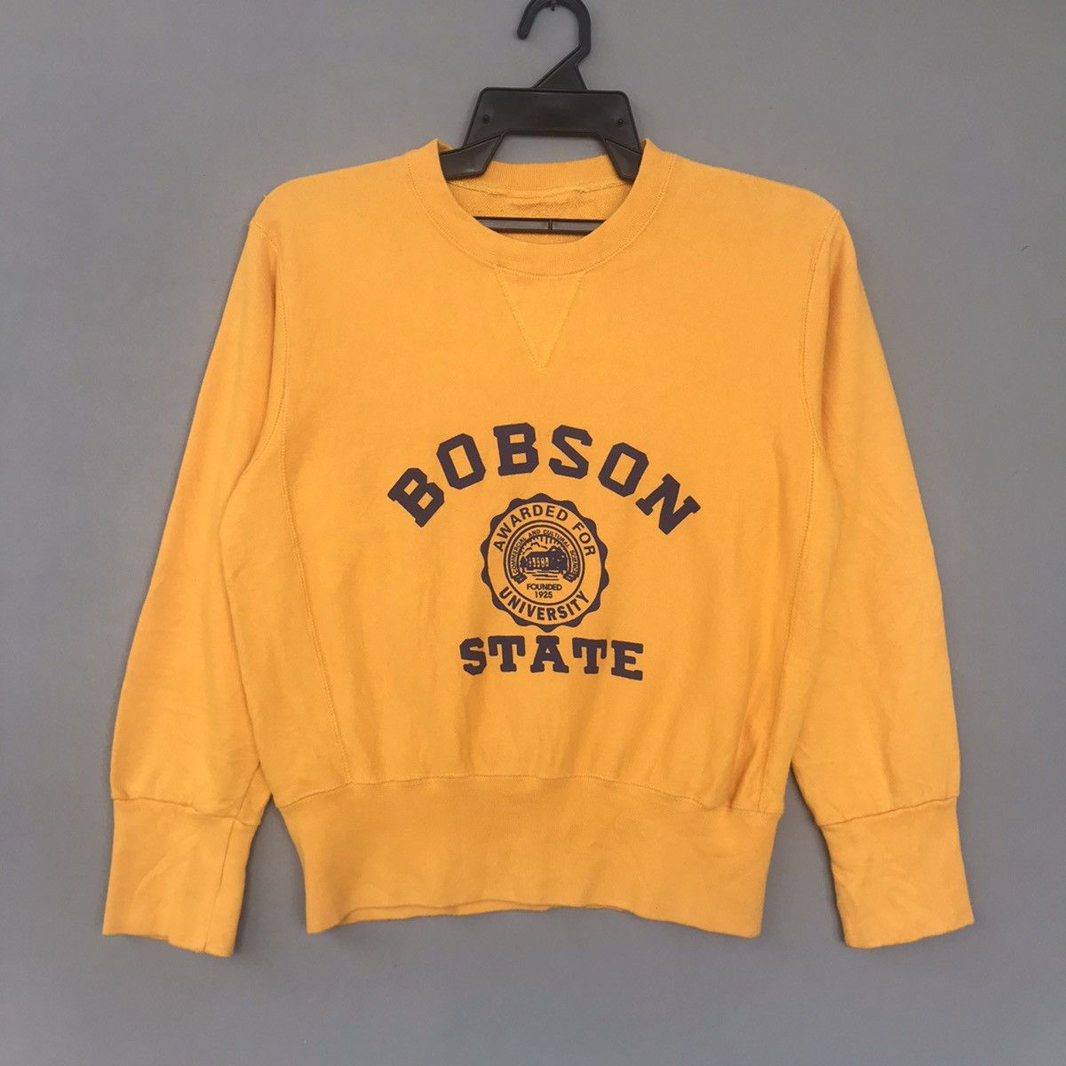 Vintage Vintage Sweatshirt Bobson State Awarded of University Women Size US M / EU 48-50 / 2 - 1 Thumbnail