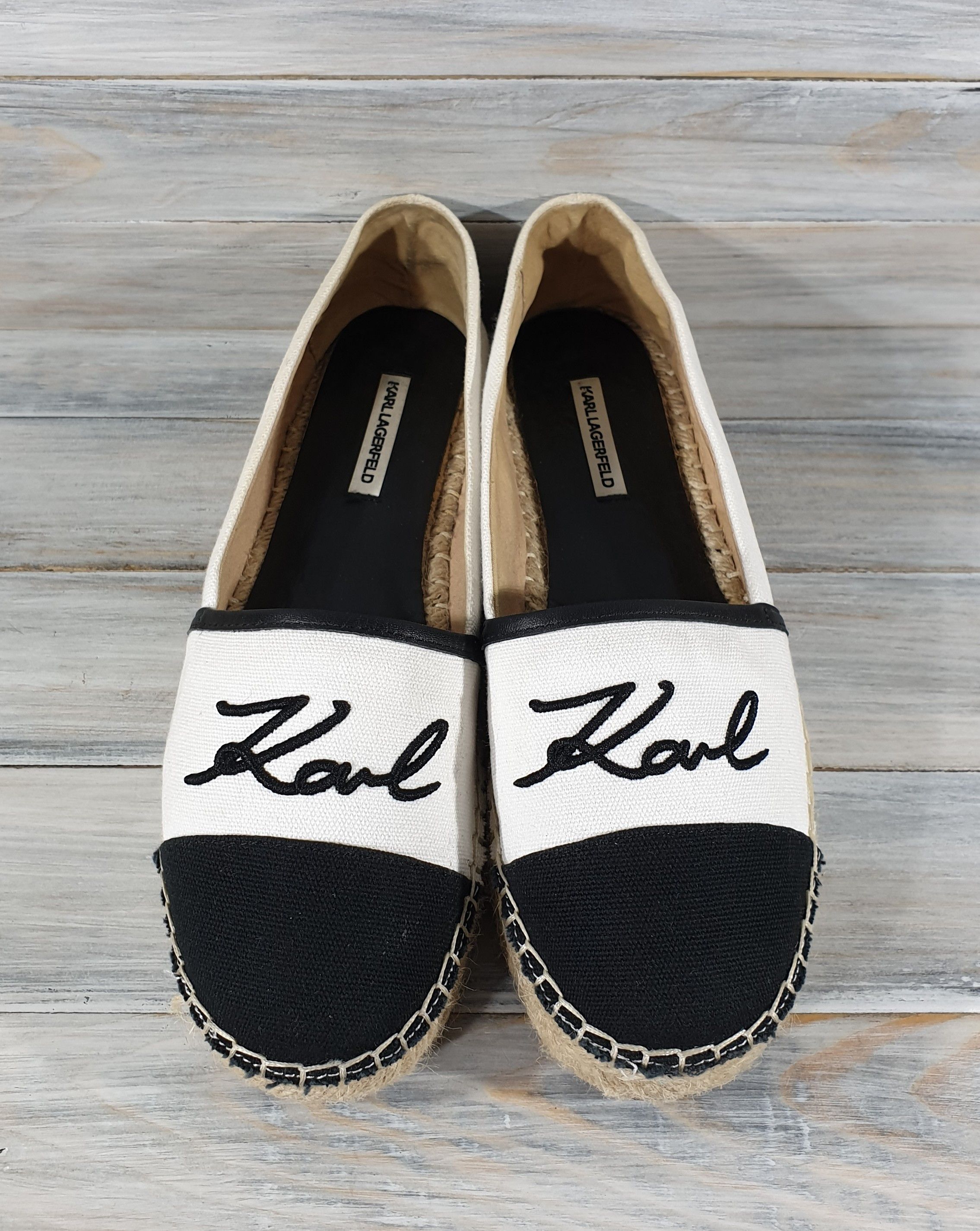 Karl Lagerfeld Karl Lagerfeld Women's Espadrilles US 7 UK 5 EUR38 Shoes Size US 7 / IT 37 - 3 Thumbnail