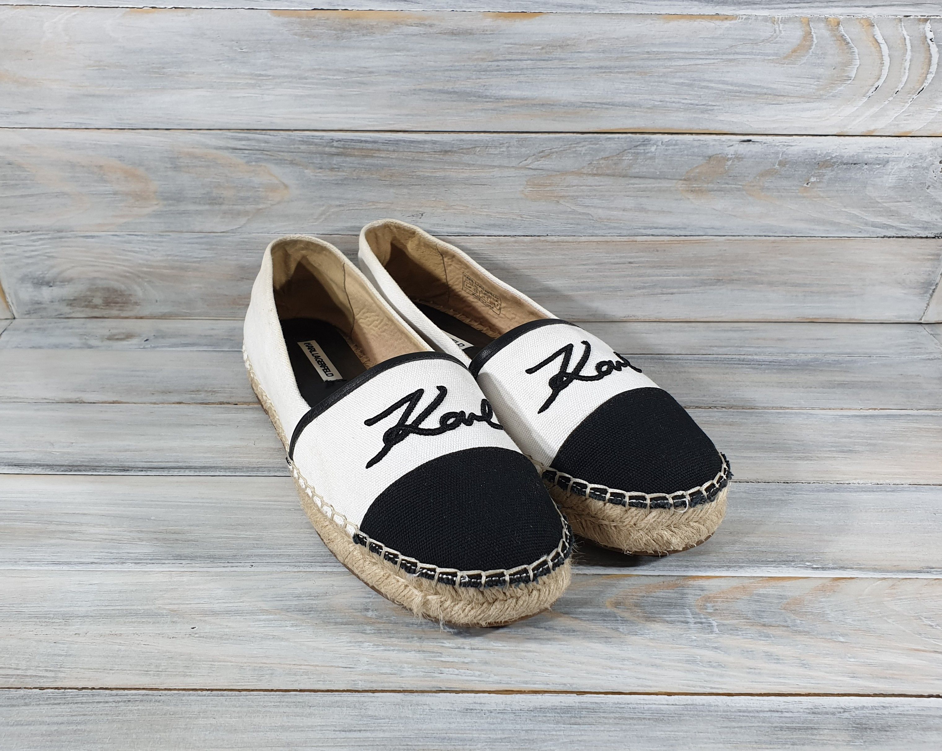 Karl Lagerfeld Karl Lagerfeld Women's Espadrilles US 7 UK 5 EUR38 Shoes Size US 7 / IT 37 - 2 Thumbnail