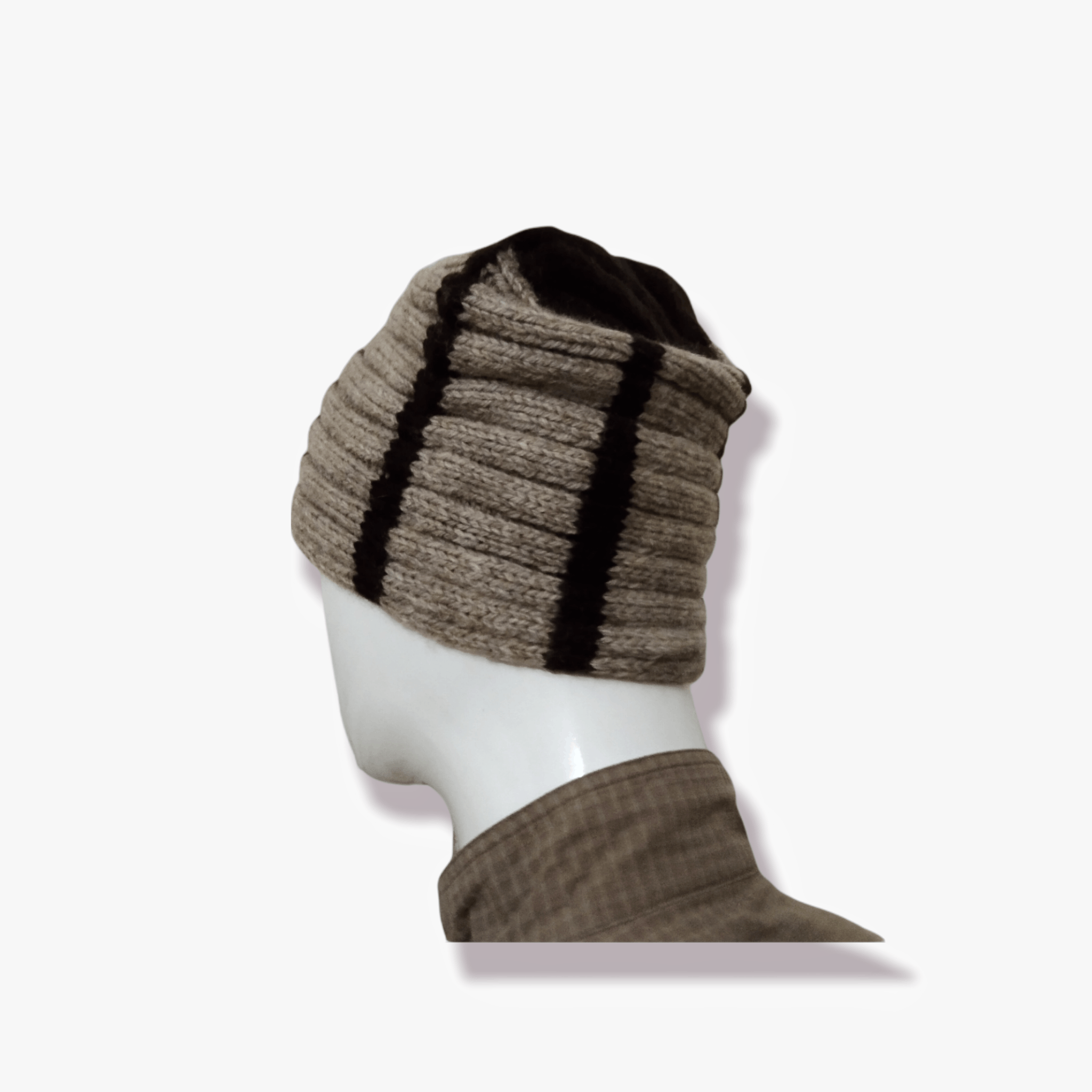 Edition Japan VERSATILE ROLLED KNITTED WOOL BEANIE HAT Size ONE SIZE - 11 Thumbnail