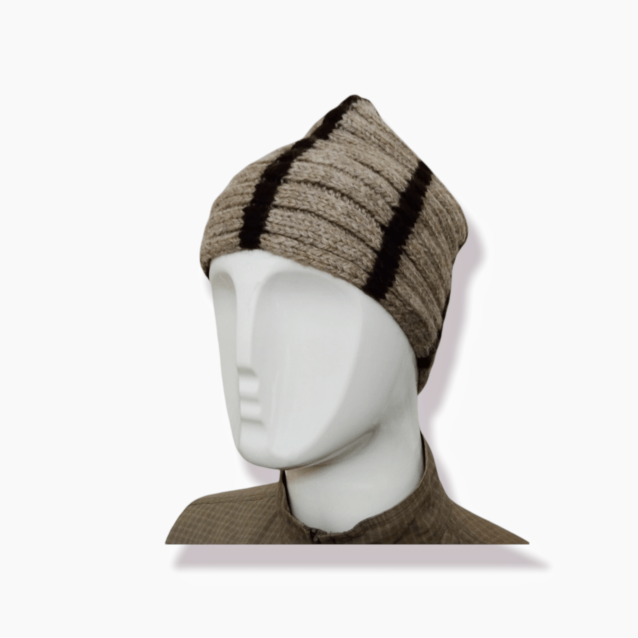 Edition Japan VERSATILE ROLLED KNITTED WOOL BEANIE HAT Size ONE SIZE - 6 Thumbnail