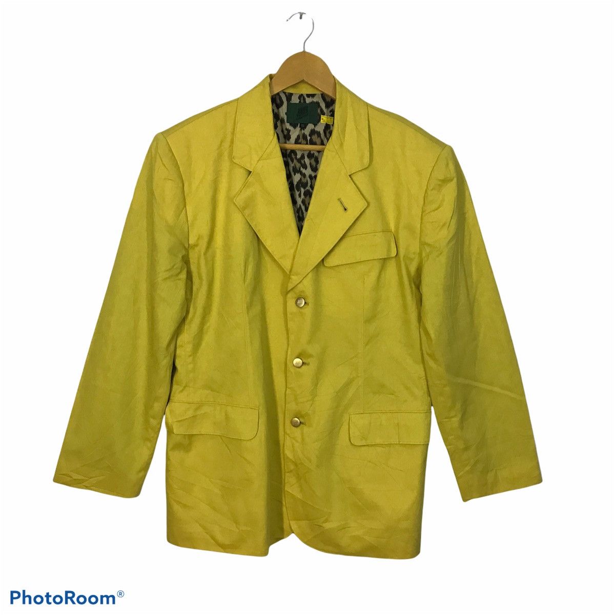 Gaultier Homme Objet × Jean Paul Gaultier Junior Gaultier JPG Japan coat rare yellow colour Size US M / EU 48-50 / 2 - 1 Thumbnail