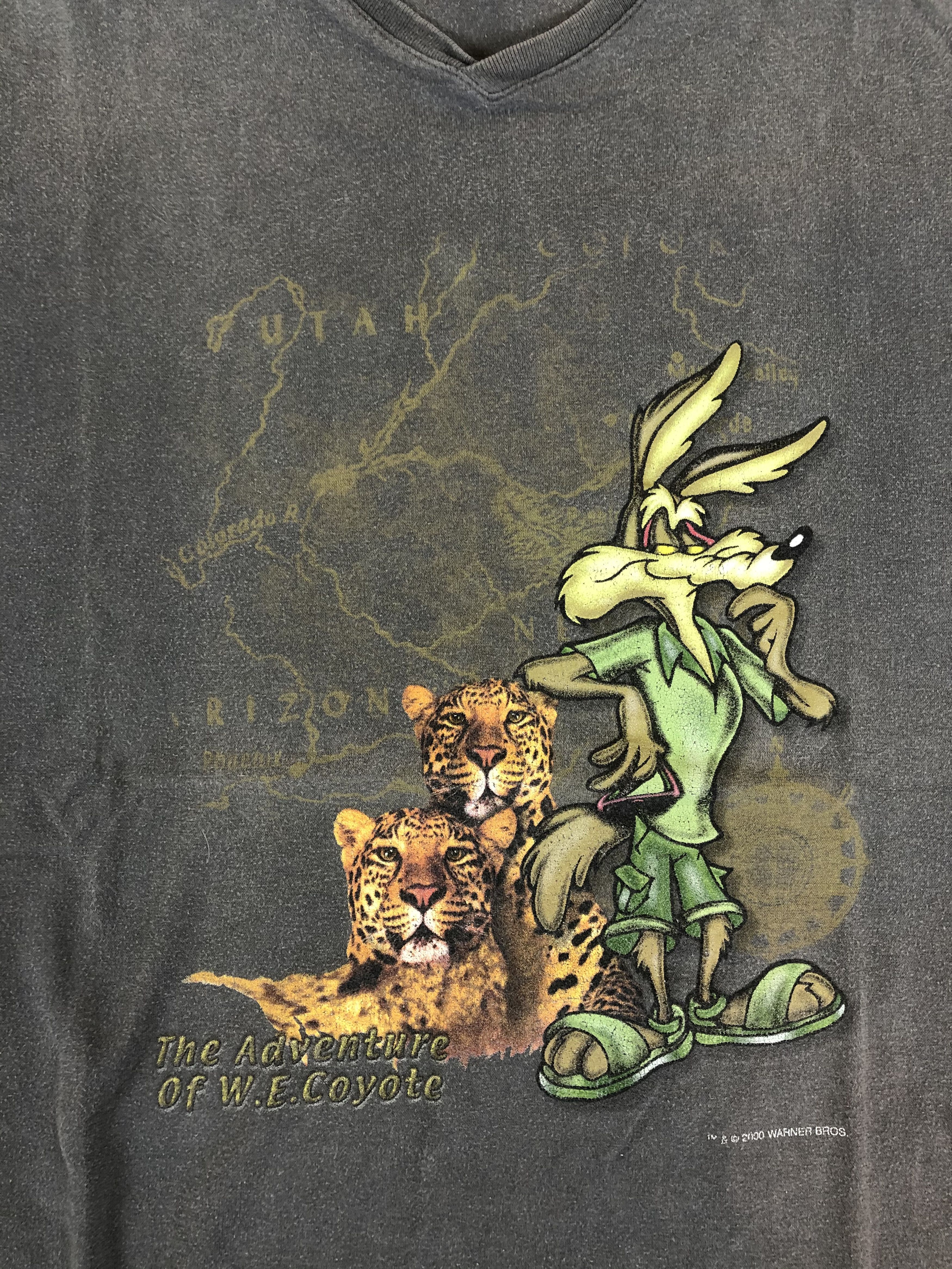 Cartoon Network Vintage 2000 Looney Tunes Wile E. Coyote (Sylvester) Size US L / EU 52-54 / 3 - 5 Thumbnail