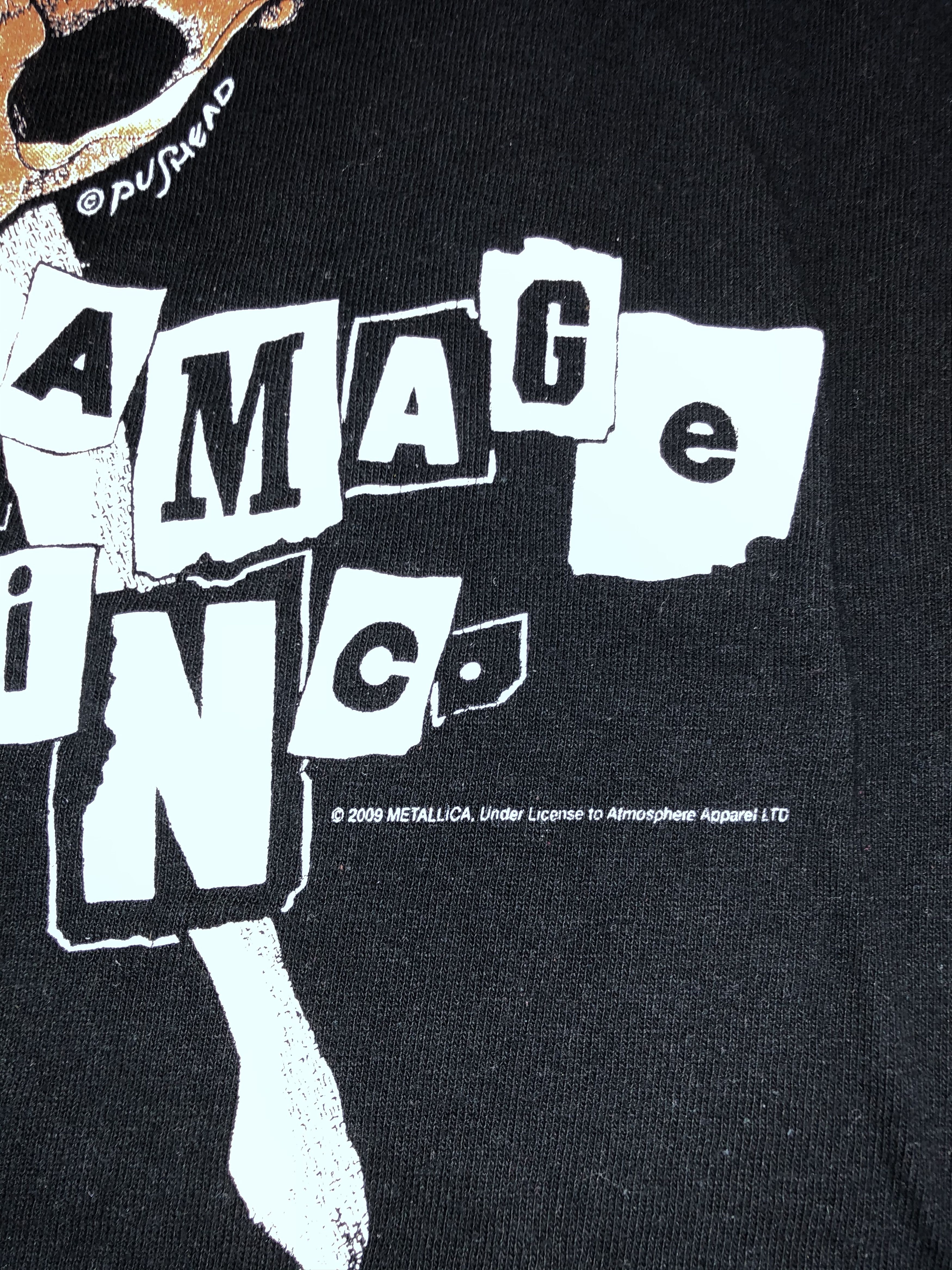 Band Tees Vintage 2009 Metallica (Iron Maiden Black Sabbath) Size US M / EU 48-50 / 2 - 7 Thumbnail