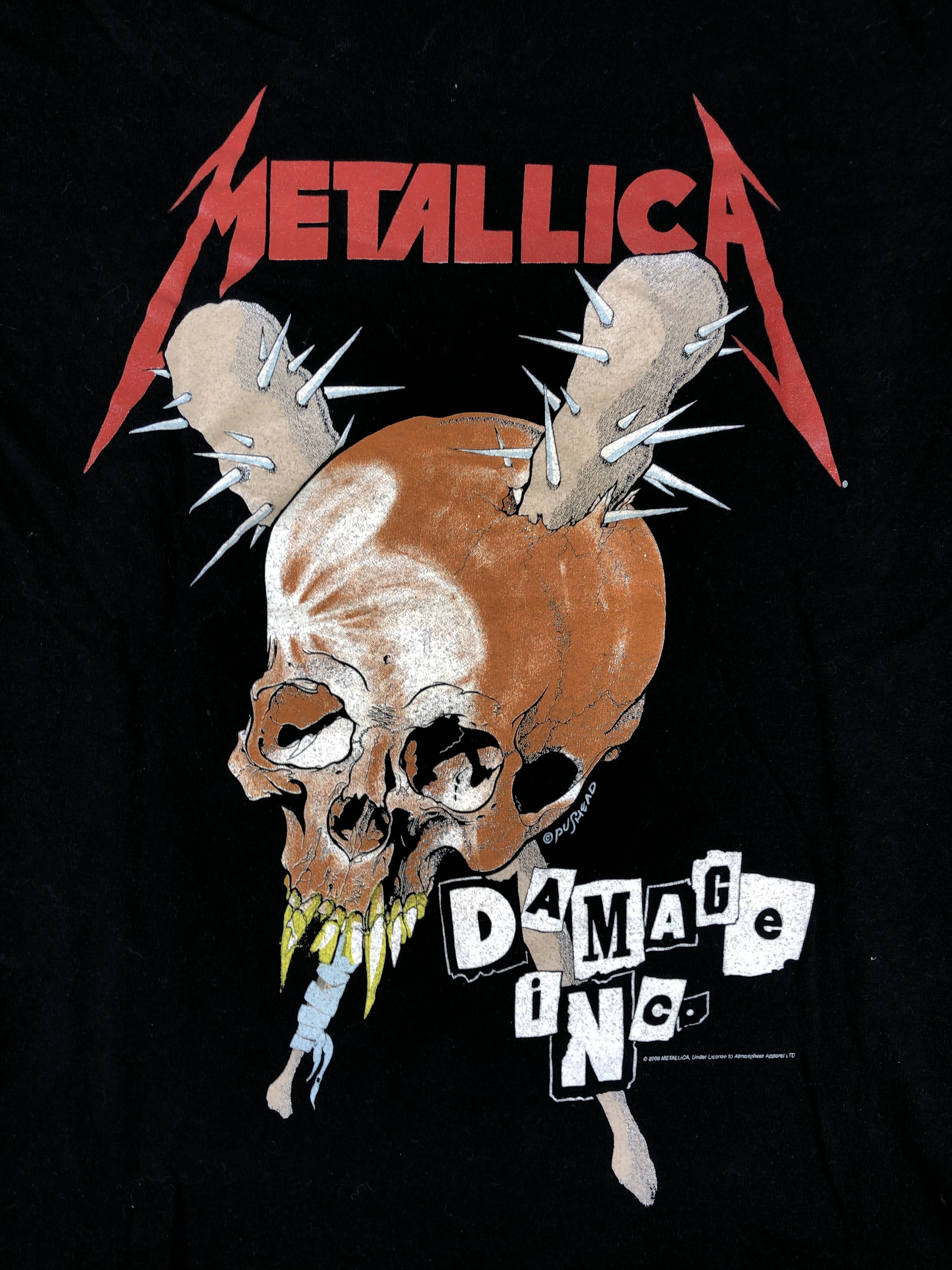 Band Tees Vintage 2009 Metallica (Iron Maiden Black Sabbath) Size US M / EU 48-50 / 2 - 5 Thumbnail