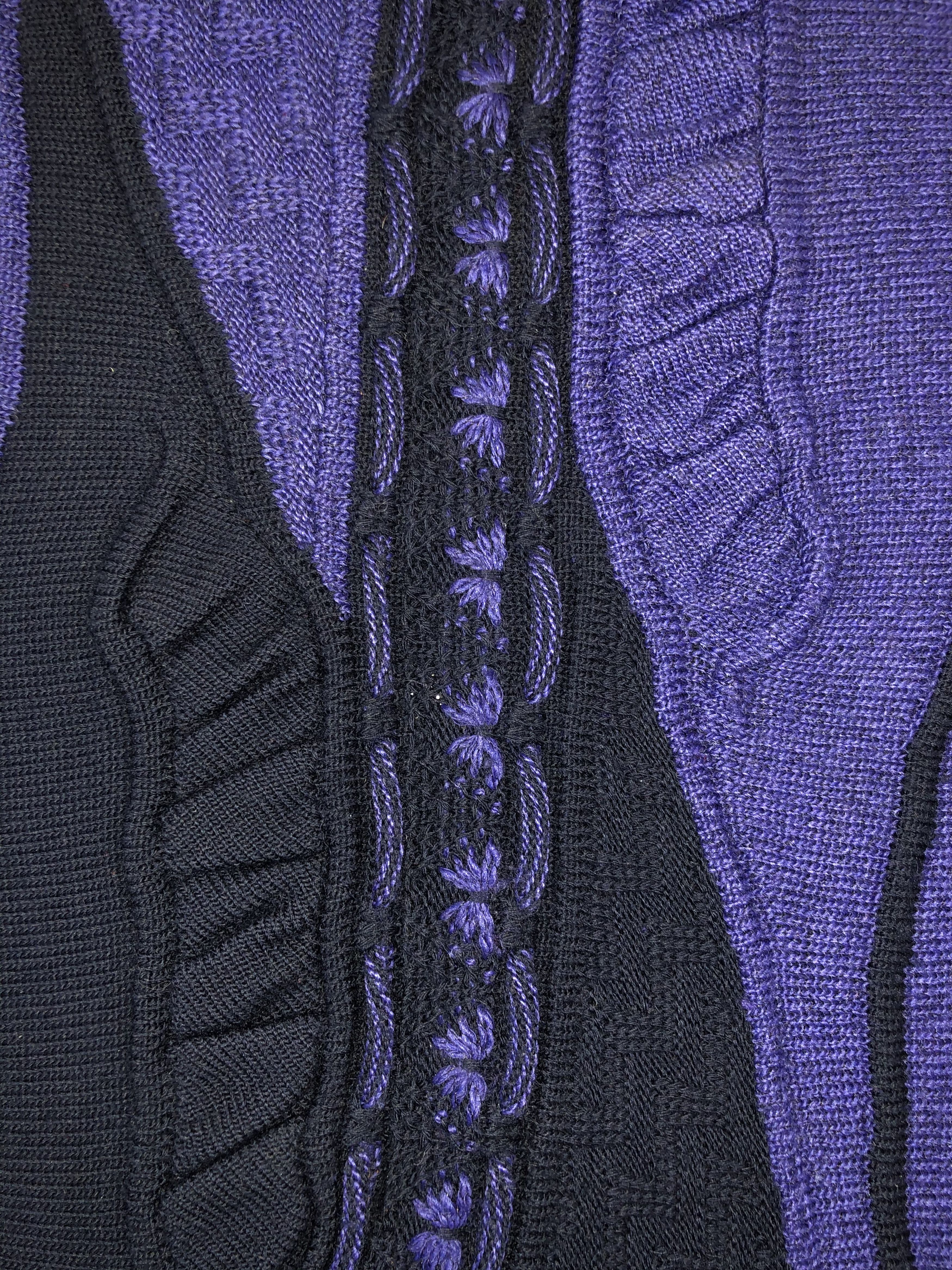 Carlo Colucci Carlo Colucci Sweater (Coogi style) Size US XXL / EU 58 / 5 - 6 Thumbnail