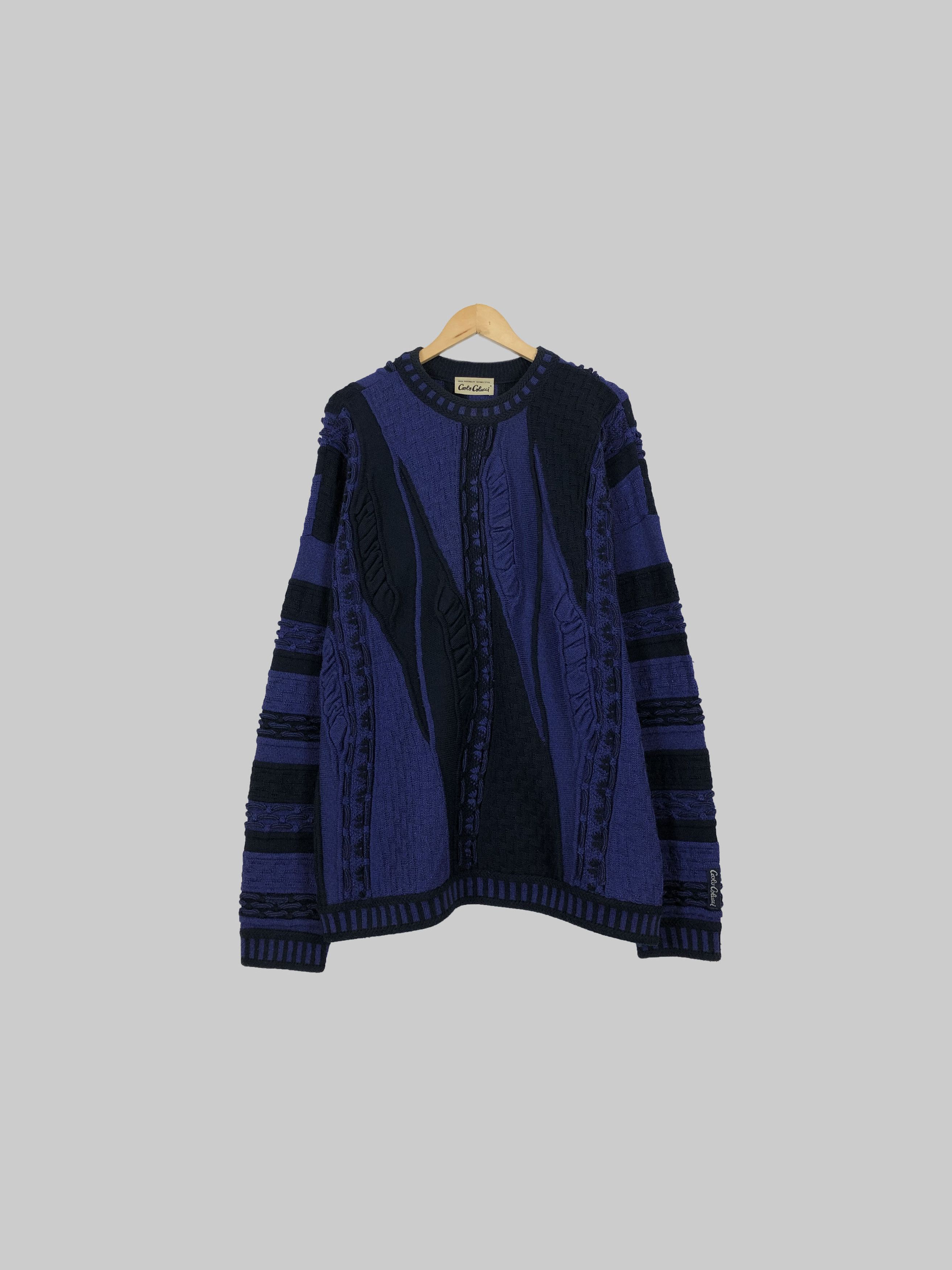Carlo Colucci Carlo Colucci Sweater (Coogi style) Size US XXL / EU 58 / 5 - 1 Thumbnail