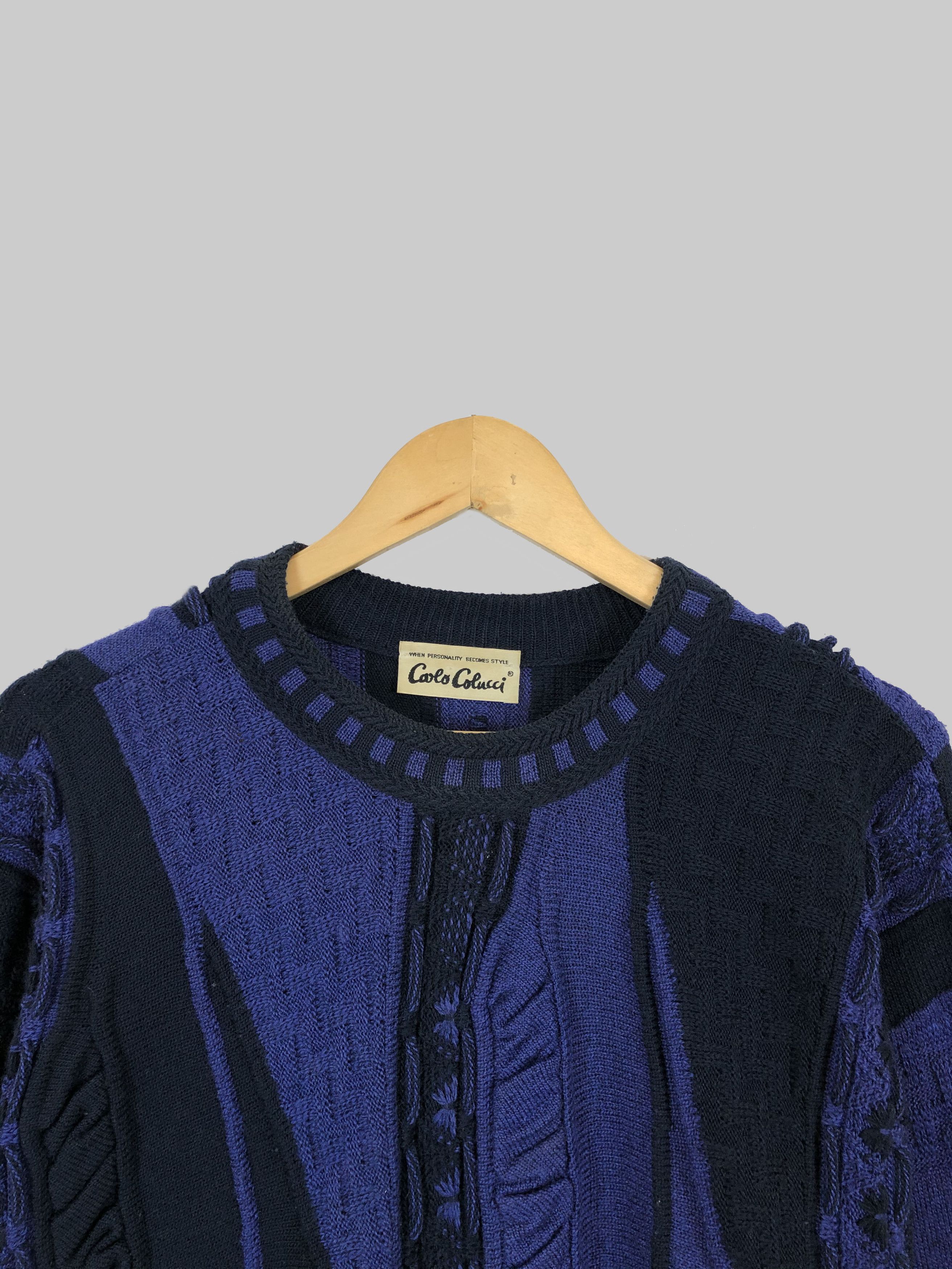 Carlo Colucci Carlo Colucci Sweater (Coogi style) Size US XXL / EU 58 / 5 - 3 Thumbnail
