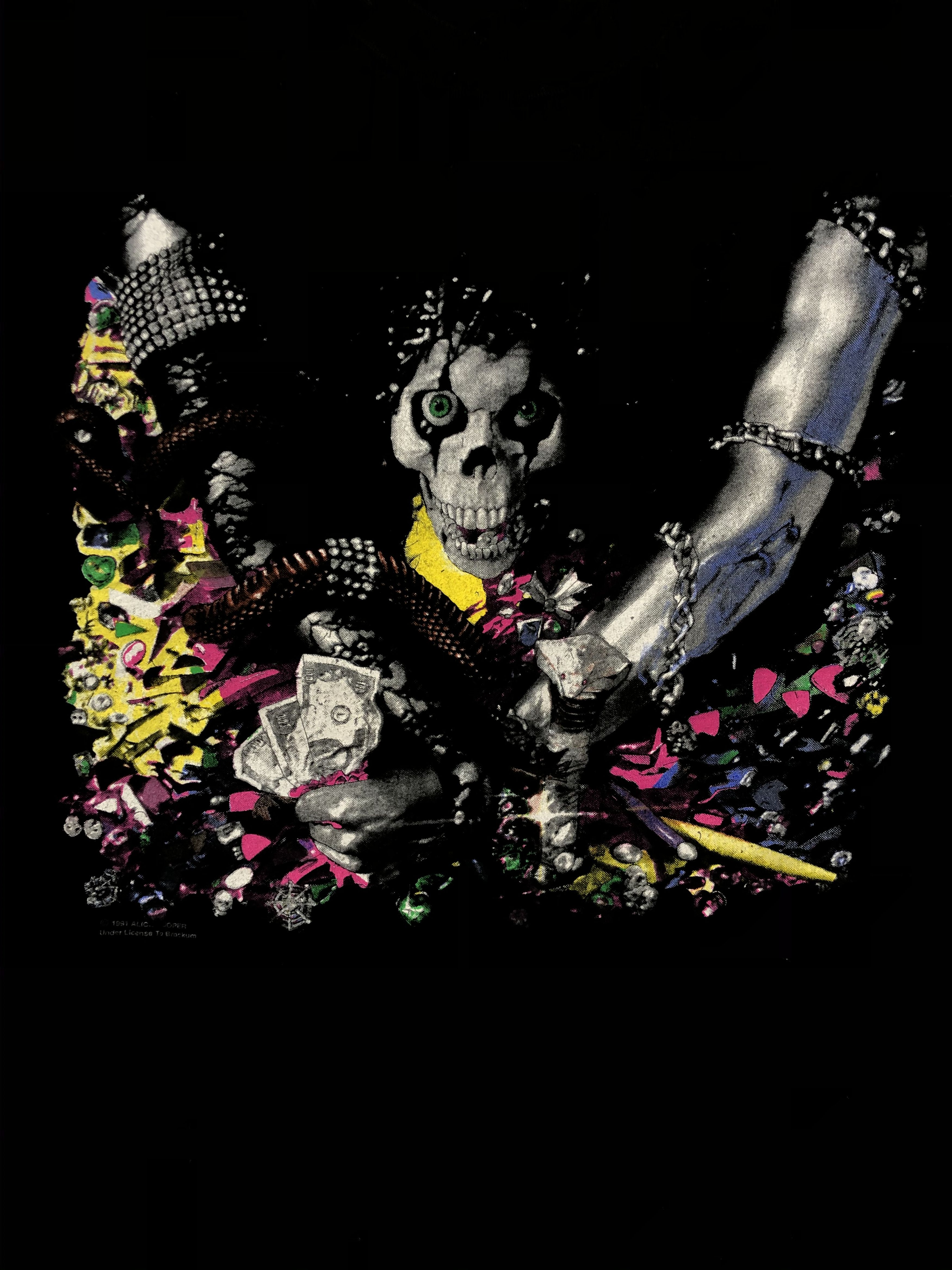 Band Tees Vintage 1991 Alice Cooper Hey Stoopid (Iggy Pop Elton John) Size US L / EU 52-54 / 3 - 5 Thumbnail