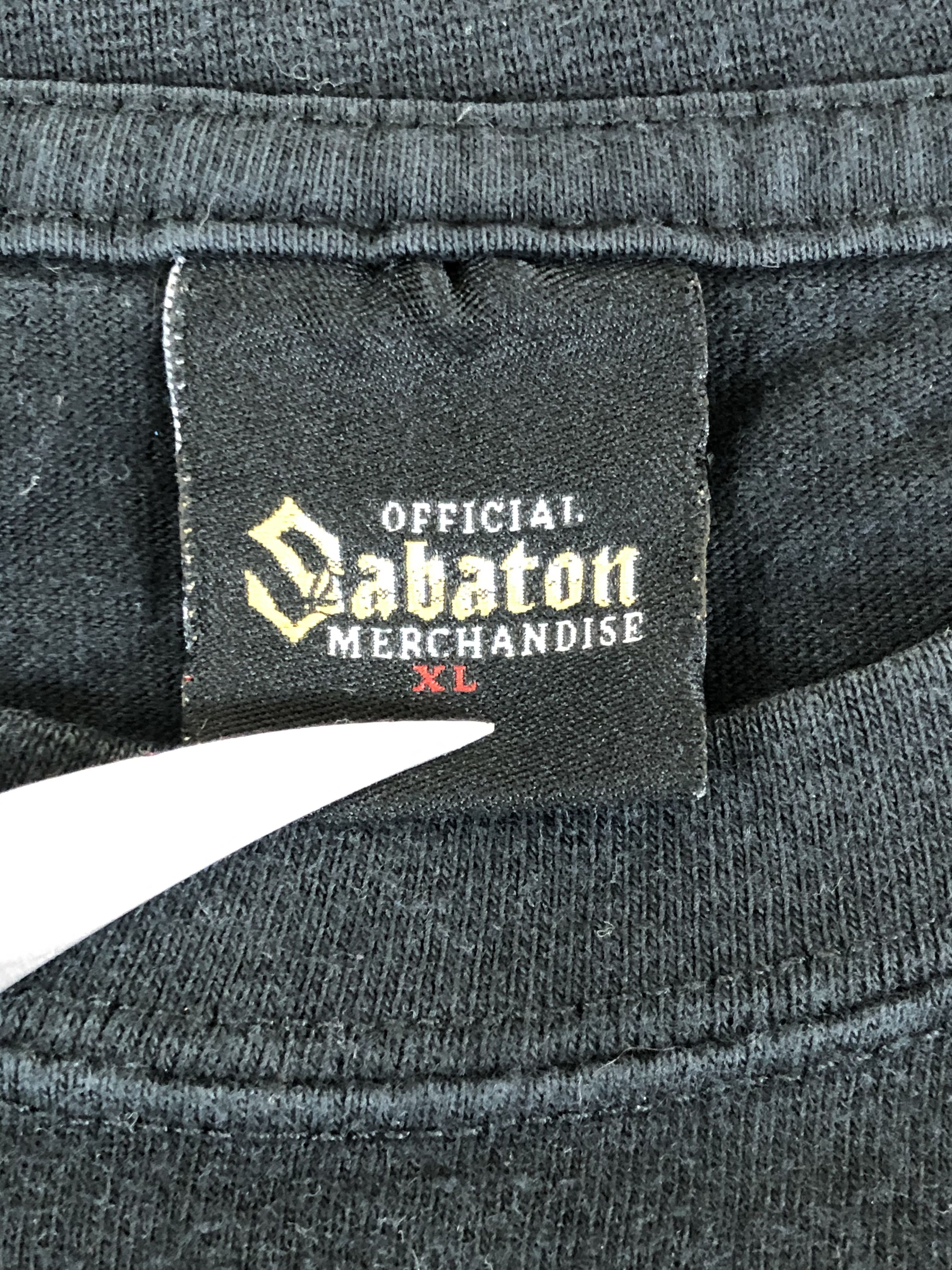Band Tees Vintage Sabaton (Rammstein Judas Priest Iron Maiden) Size US XL / EU 56 / 4 - 11 Thumbnail