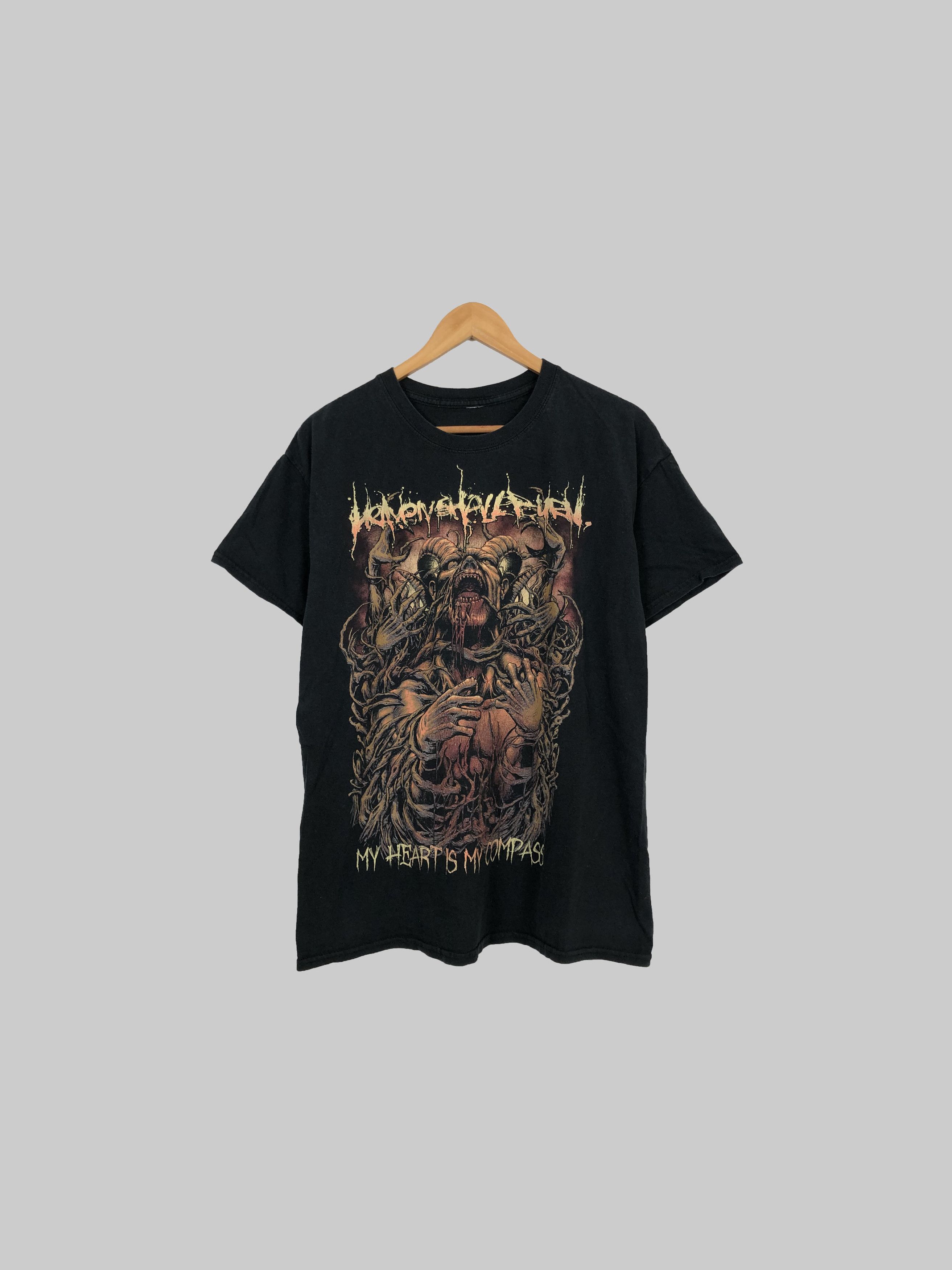 Band Tees Vintage Heaven Shall Burn (Napalm Death Amon Amarth) Size US L / EU 52-54 / 3 - 1 Thumbnail