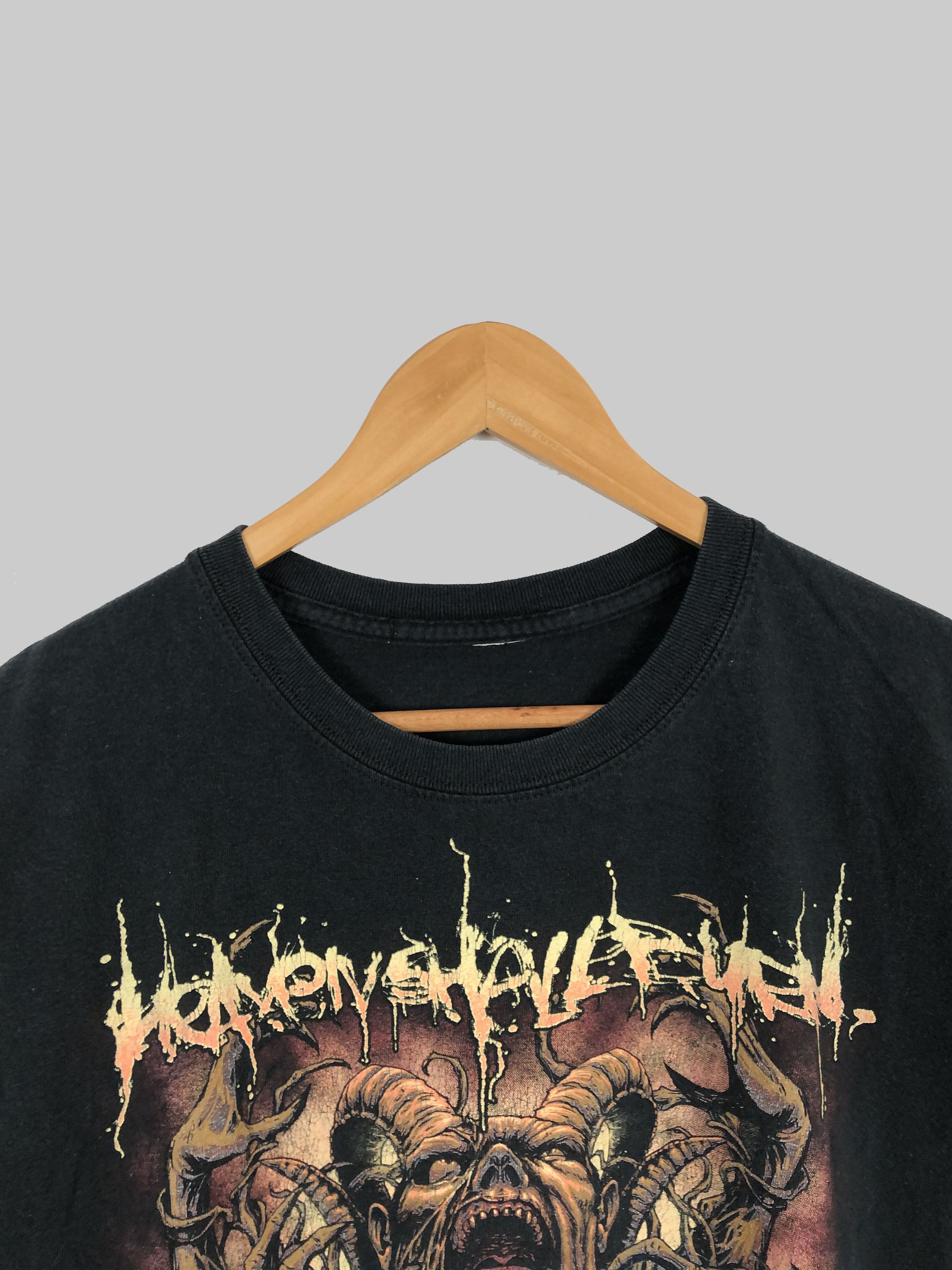 Band Tees Vintage Heaven Shall Burn (Napalm Death Amon Amarth) Size US L / EU 52-54 / 3 - 2 Thumbnail