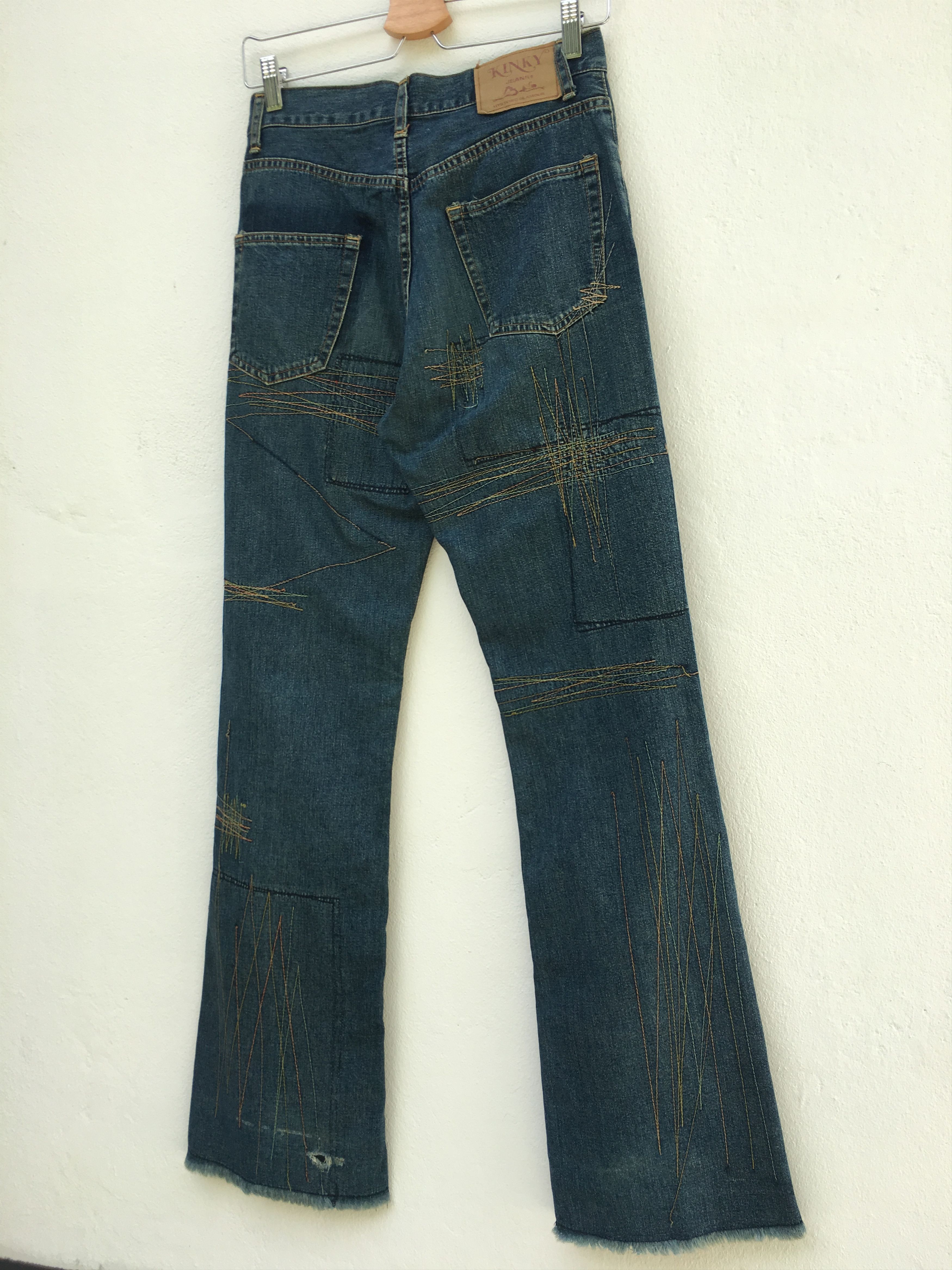Hysteric Glamour HYSTERIC GLAMOUR distressed denim/cropped pants punk style Size US 28 / EU 44 - 9 Thumbnail