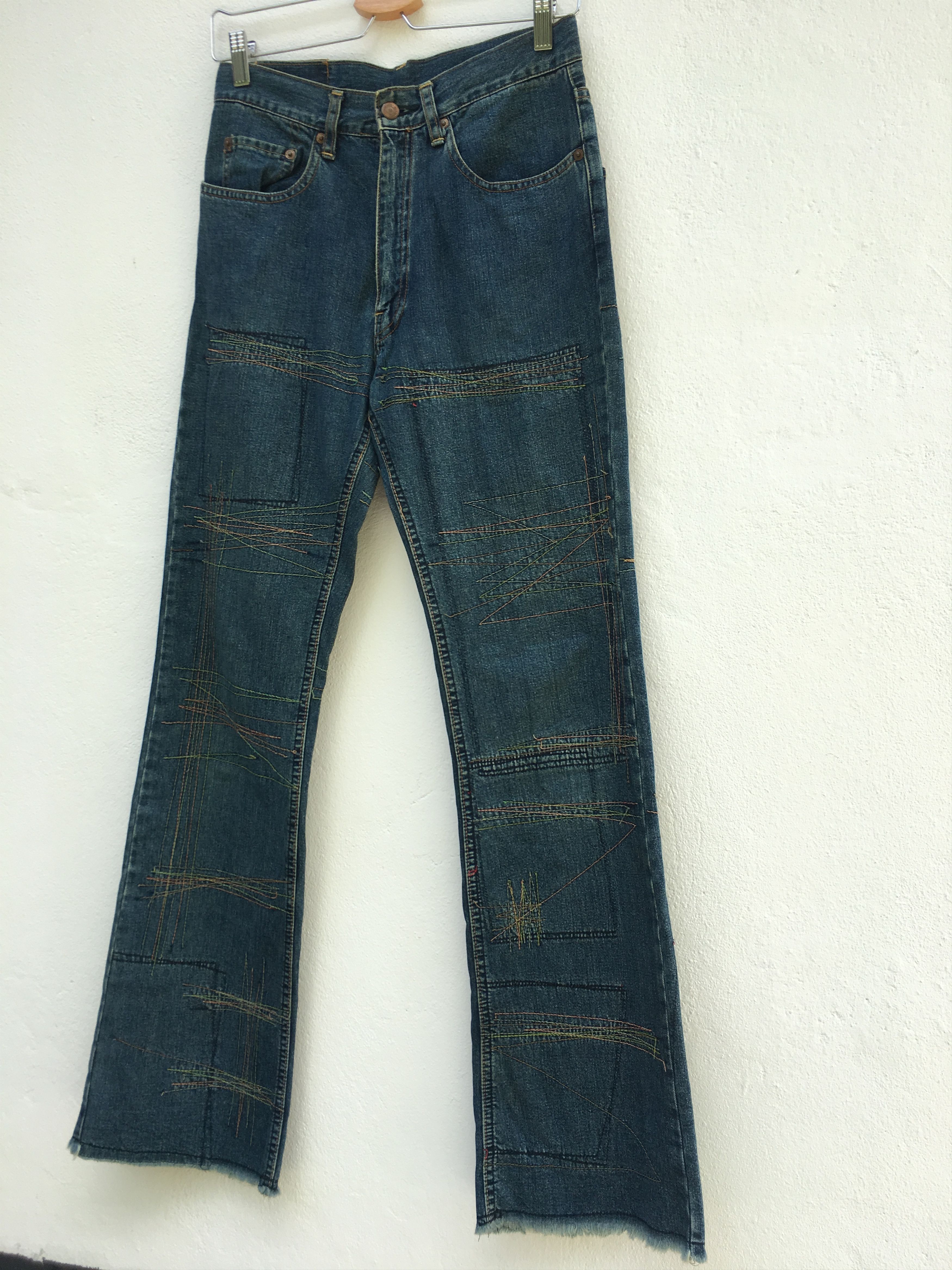Hysteric Glamour HYSTERIC GLAMOUR distressed denim/cropped pants punk style Size US 28 / EU 44 - 3 Thumbnail